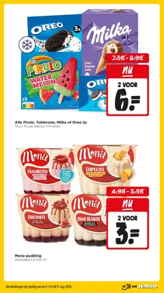 Oreo, 3x Oreo ijs - Voorbeeld van een folder van Jumbo, geldig van 05-08-2026 | Pagina: 12