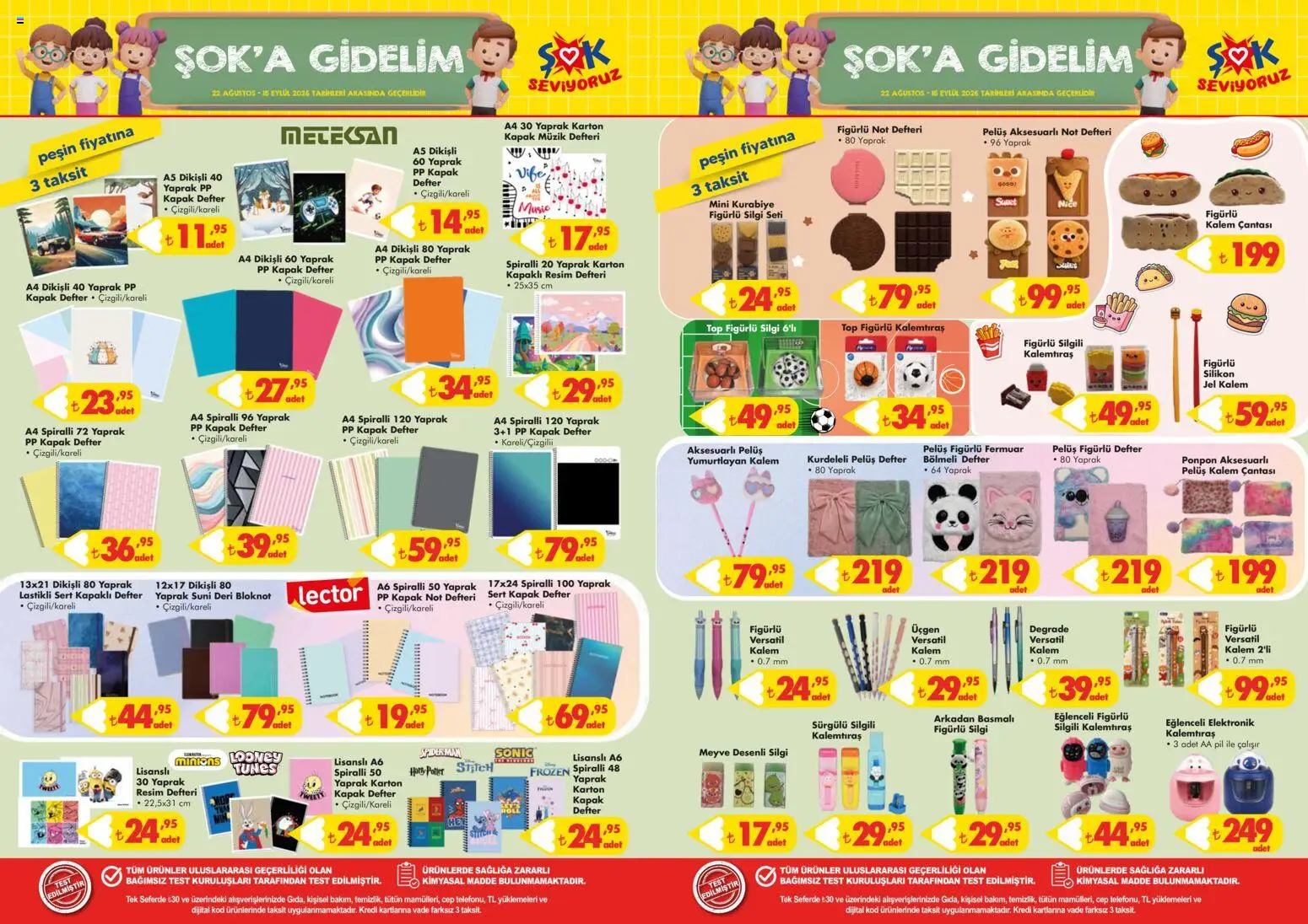 Şok Market Katalog - 19 Ağustos 2026 tarihinden itibaren geçerlidir | Sayfa: 11 | Ürünler: Pil, Not defteri, Kurabiye, Meyve