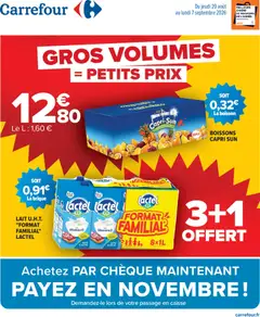 Carrefour - Prévisualisation de Carrefour Gros volumes, petits prix valide à partir de 20/08/2026