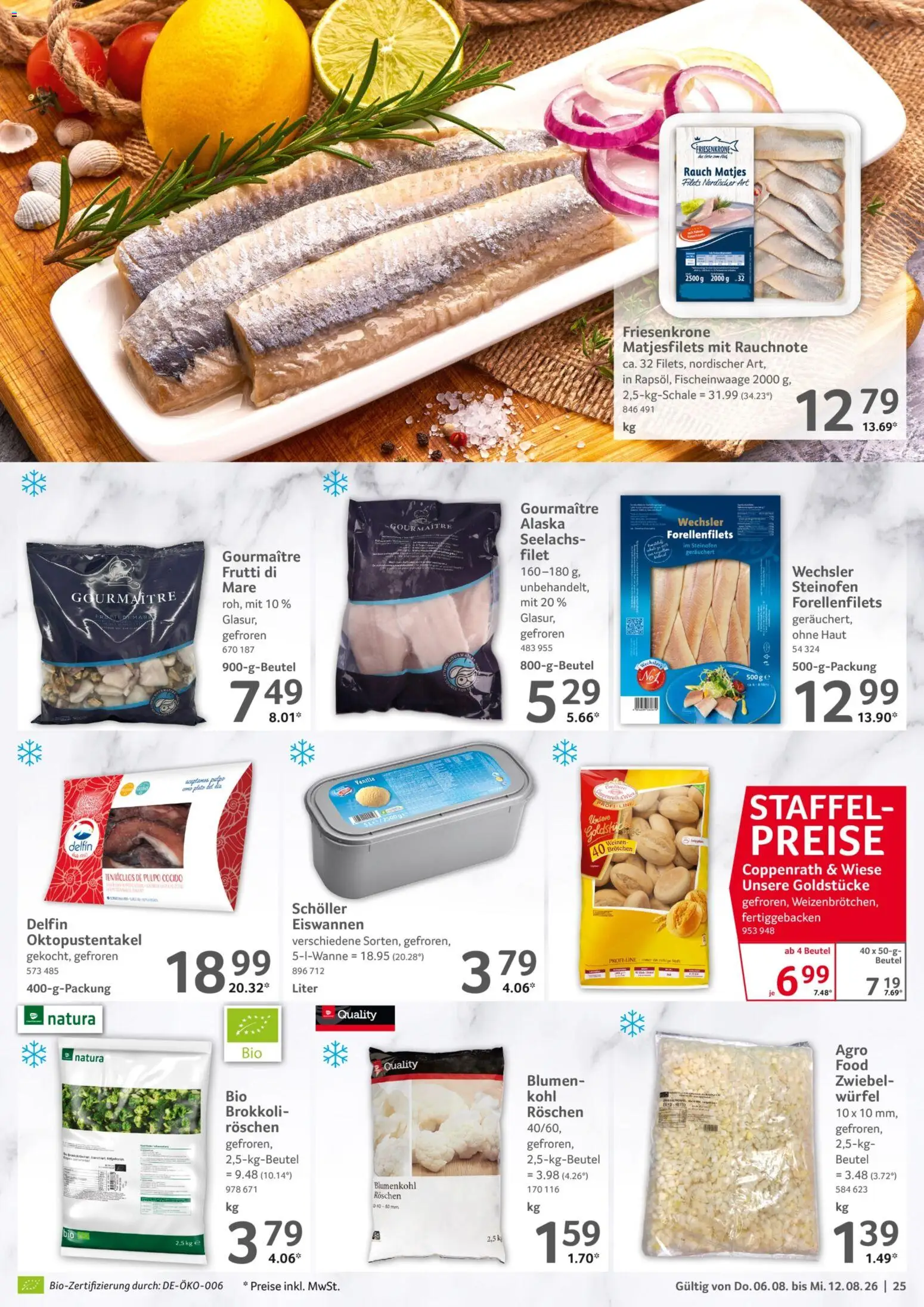 Selgros Prospekt – gültig ab 06.08.2026 | Seite: 25 | Produkte: Blumen, Brokkoli, Blumenkohl