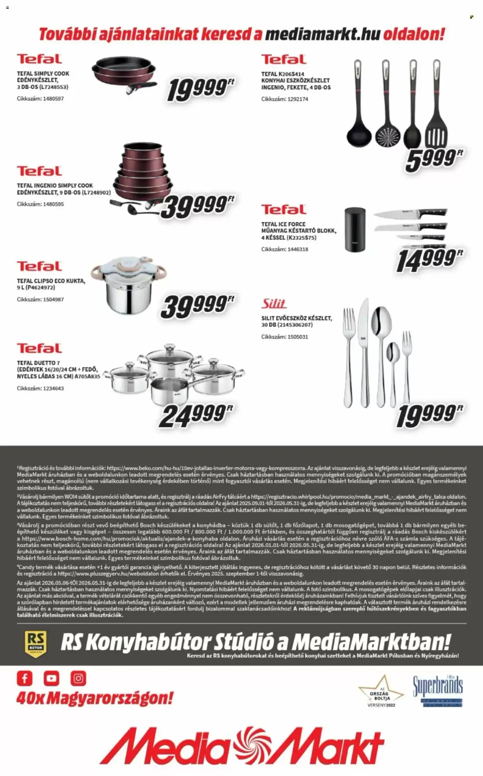 Media Markt akciós ujság - amely érvényes a következő dátumtól: 06.05.2026 | Oldal: 16