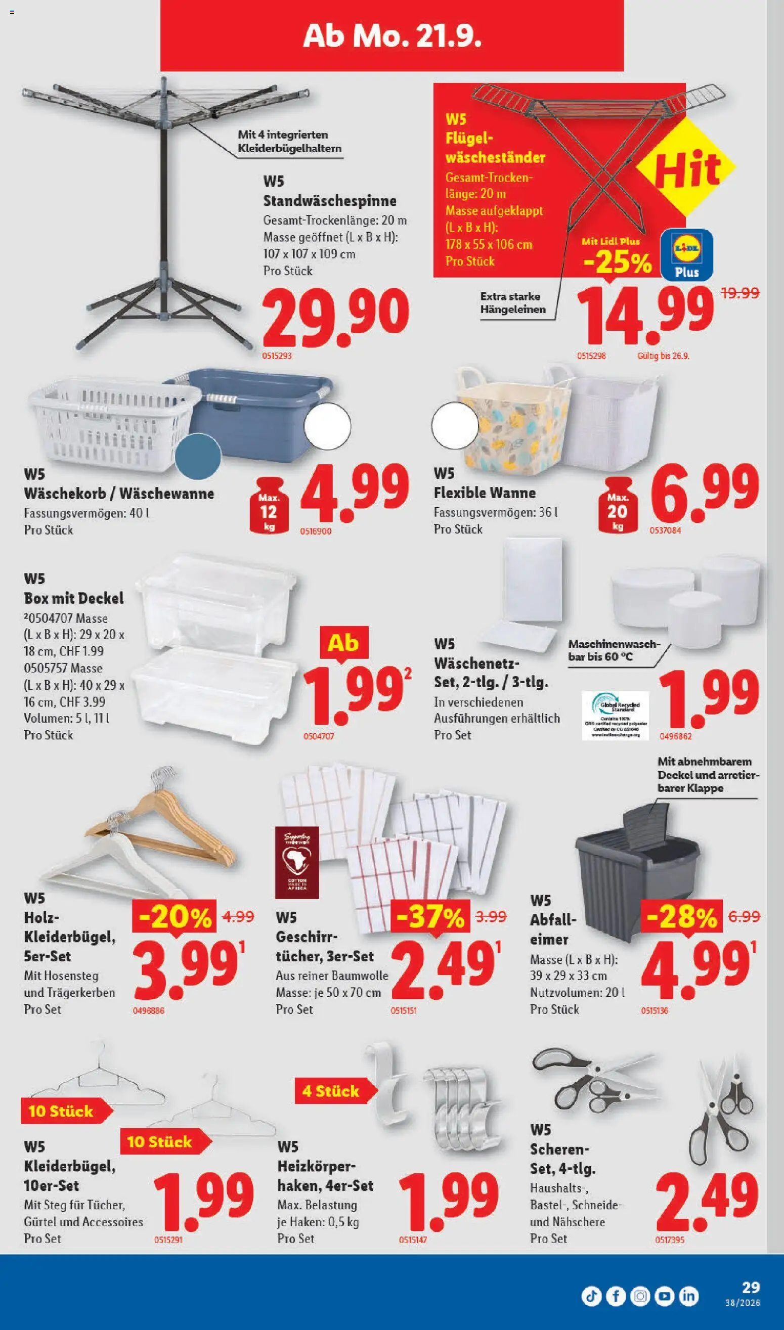 Lidl aktionen – gültig ab 17.09.2026 | Seite: 29