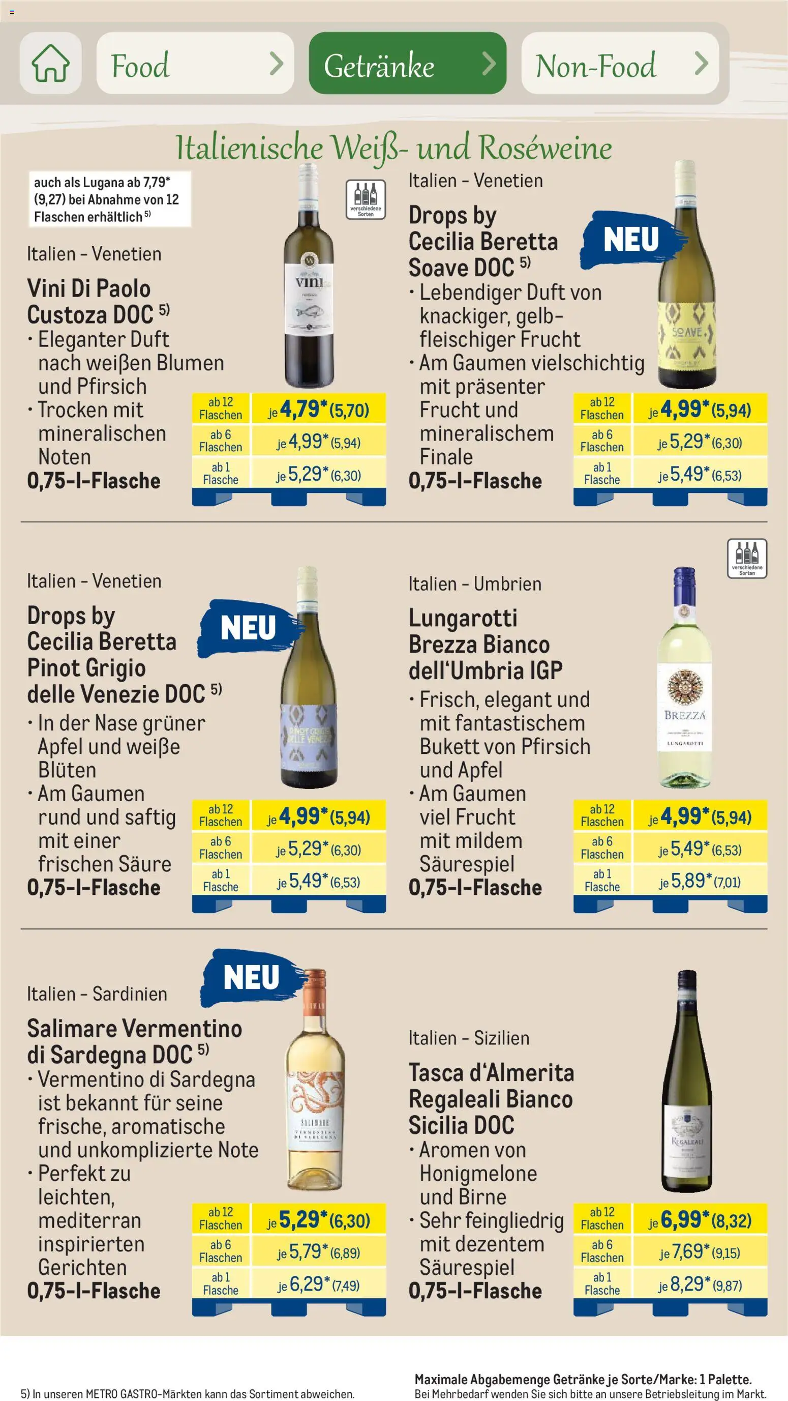 Metro Saisonkatalog Outdoor Dining – gültig ab 01.06.2026 | Seite: 49 | Produkte: Blumen, Duft, Honigmelone, Birne