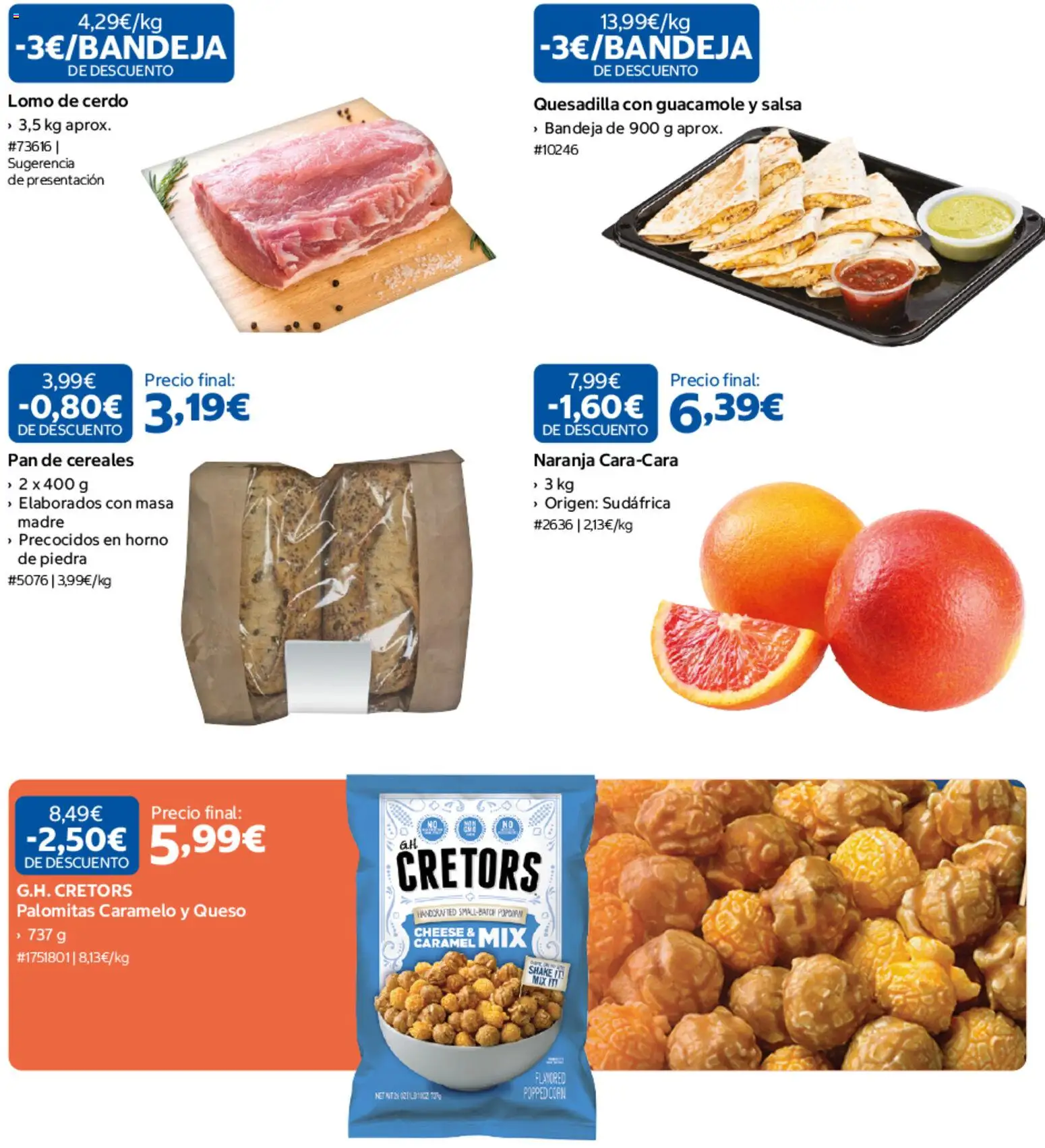 Costco catálogo Disfrute de estos descuentos │ válido desde el 17/09/2026 | Página: 2 | Productos: Masa, Queso, Horno, Lomo de cerdo