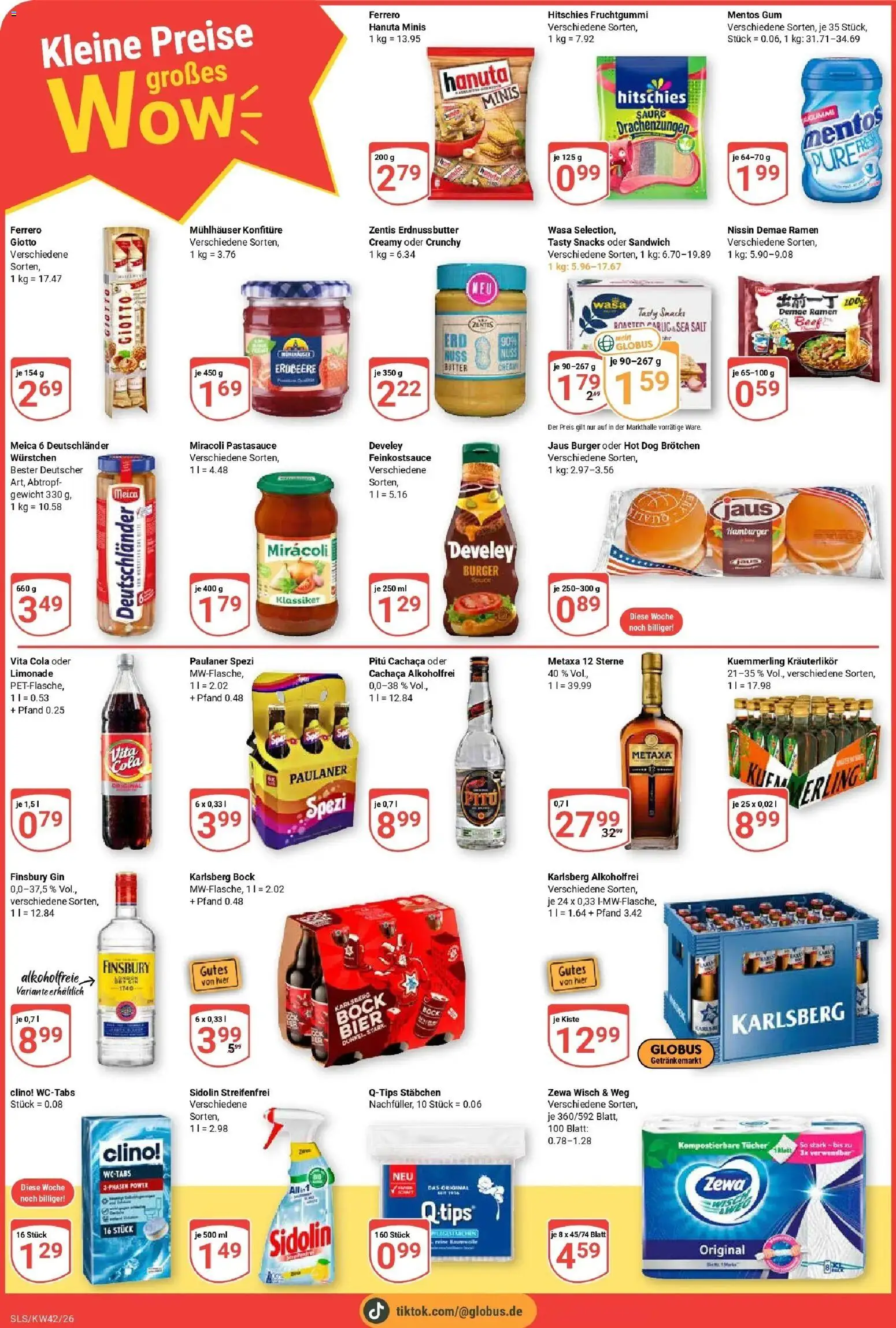 Globus Prospekt Saarlouis (ab 12.10.2026) » Angebote online | Seite: 4 | Produkte: Butter, Vase, Zewa, Limonade