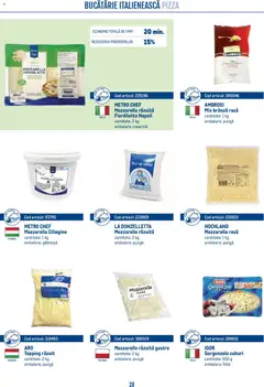 Ofertele Metro valabile de la 21.04.2026 | Pagină: 28 | Produse: Pungă, Gastro, Brânză, Pizza