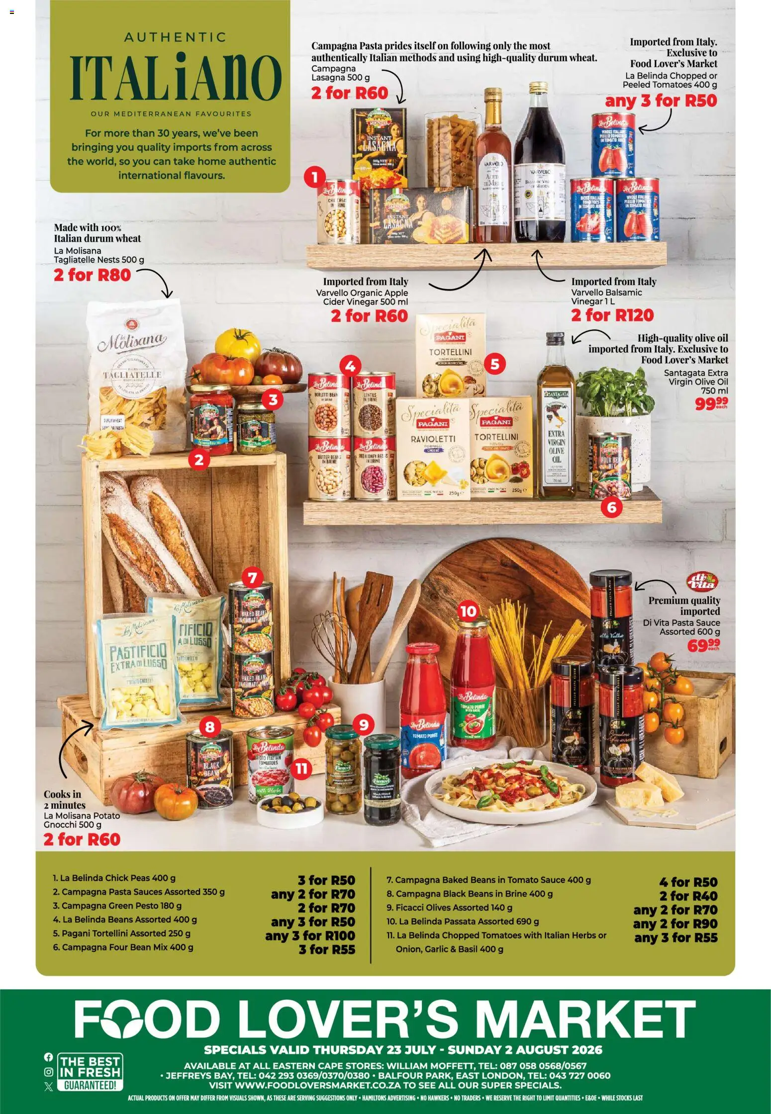 New Food Lover's Market catalogue – valid from 23/07/2026 | Page: 16 | Products: Baked beans, Sauces, Sauce, Garlic