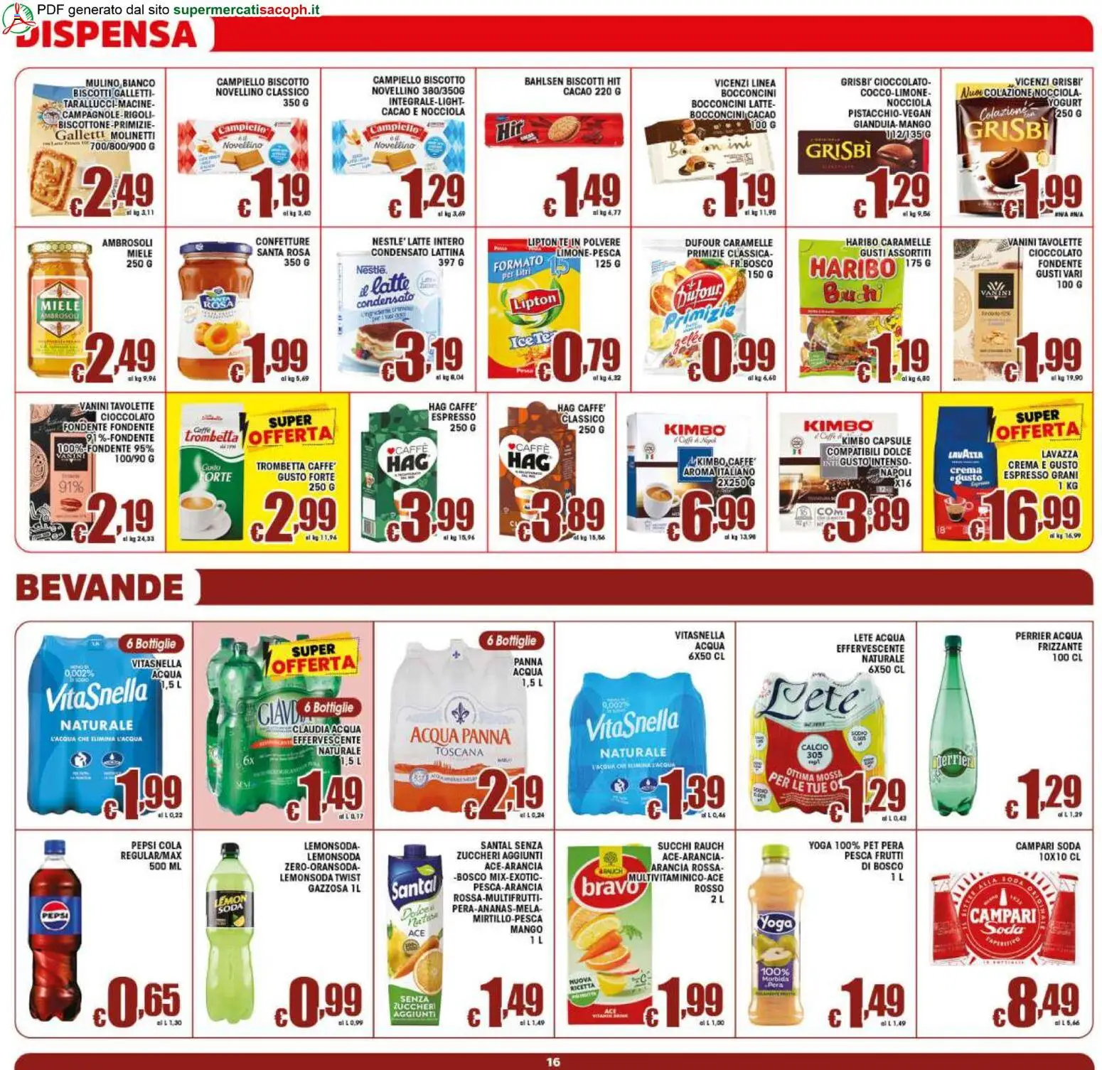 Volantino Sacoph del 19.06.2026 | Pagina: 16