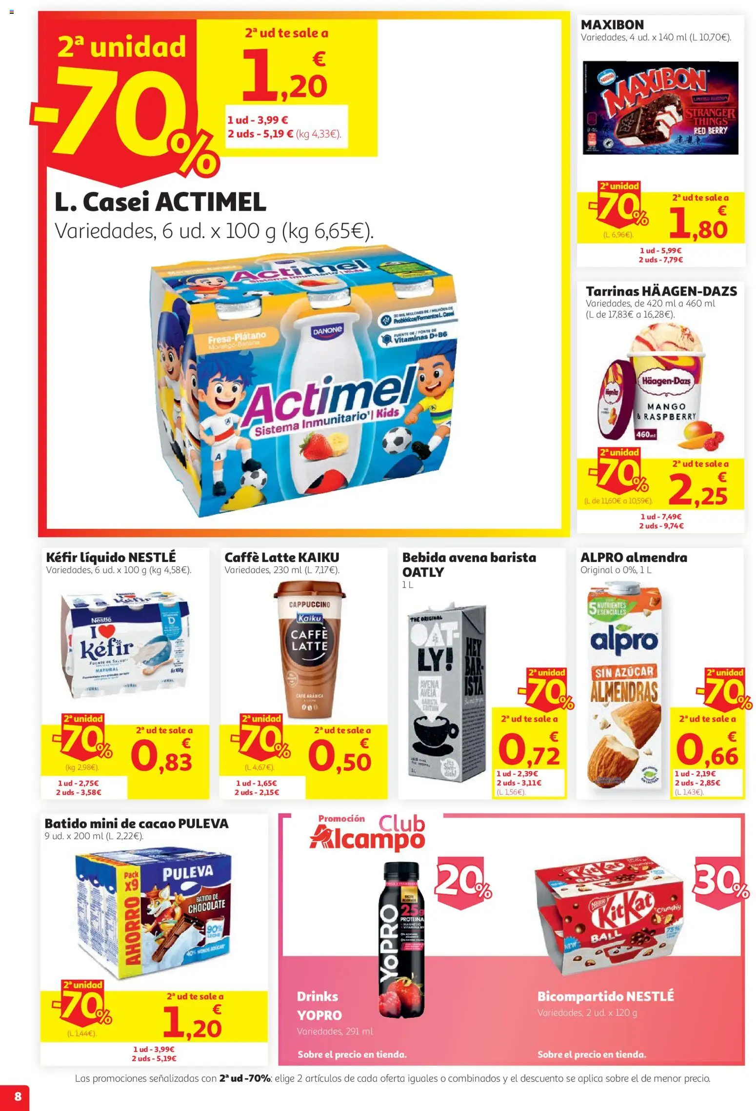 Alcampo Superstore Nacional │ válido desde el 27/08/2026 | Página: 8 | Productos: Proteína, Chocolate, Azúcar, Cacao