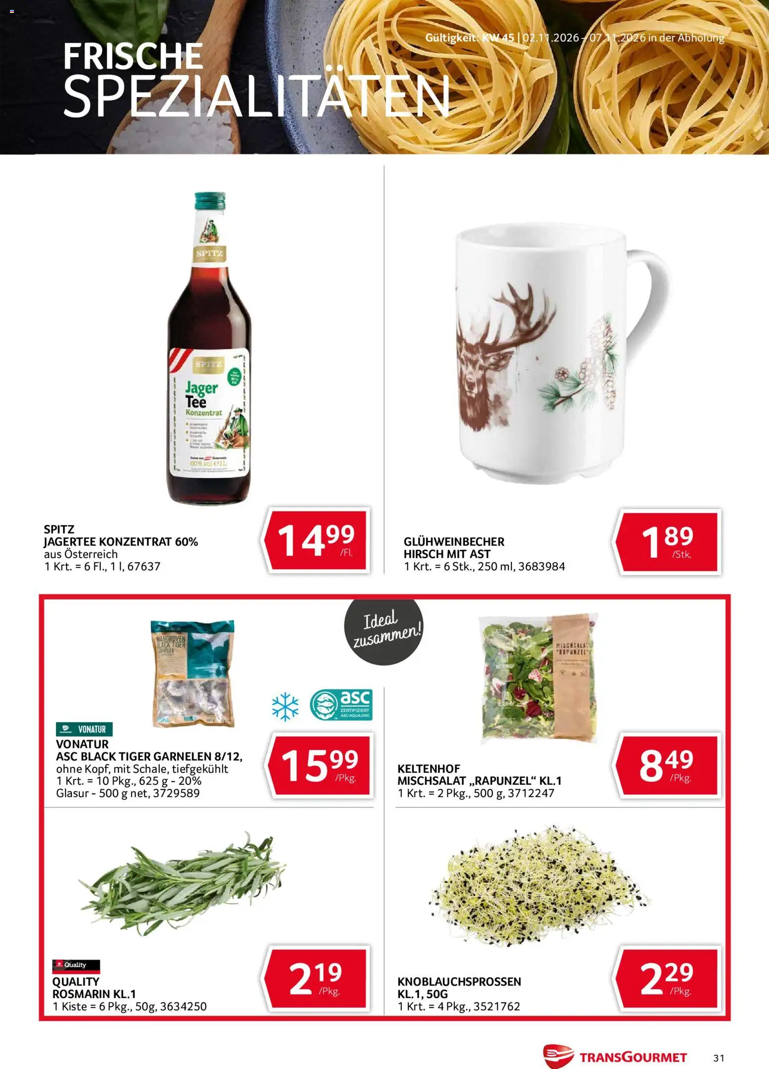 Transgourmet Abhol Aktion gültig ab 02.11.2026 | Seite: 31