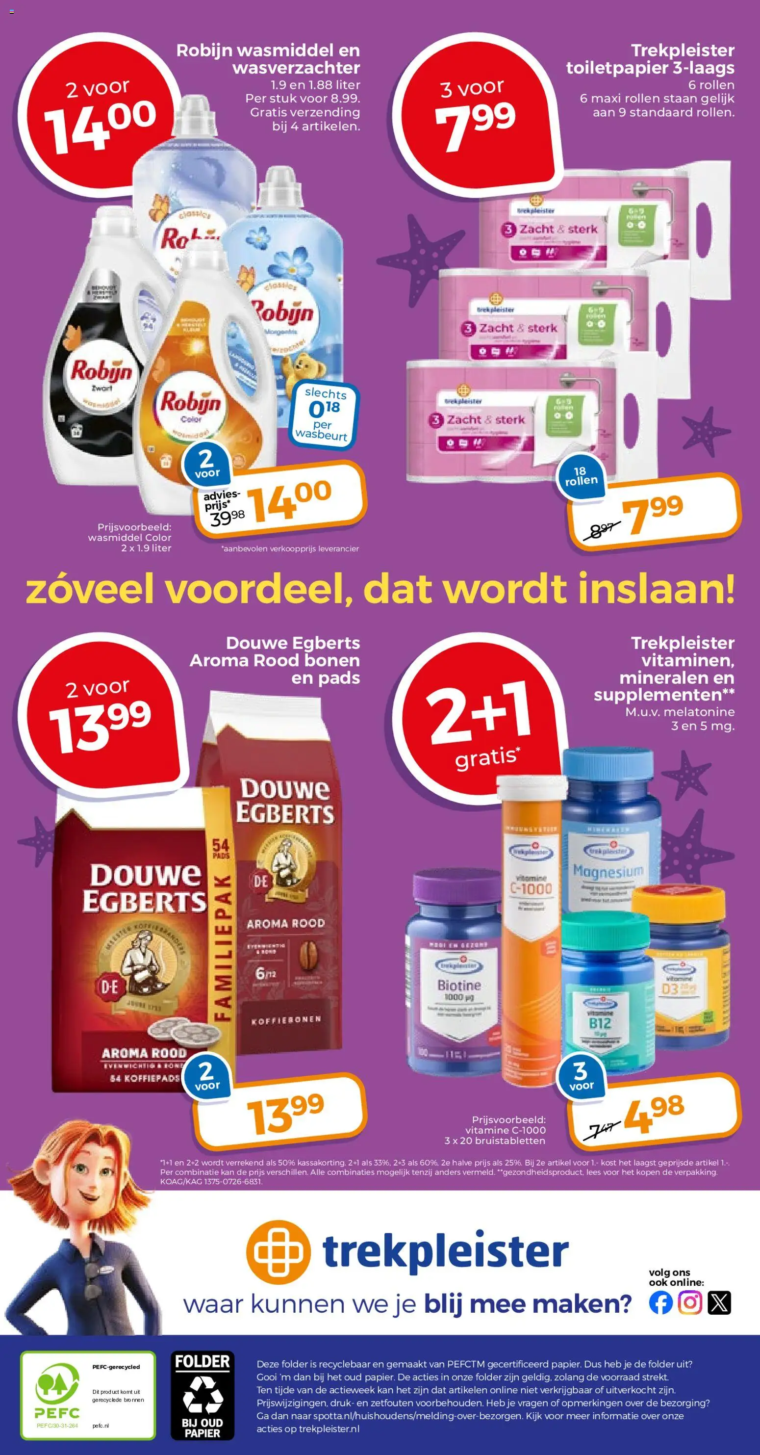 {H1} | Pagina: 27 | Producten: Wasverzachter, Kan, Pads, Toiletpapier