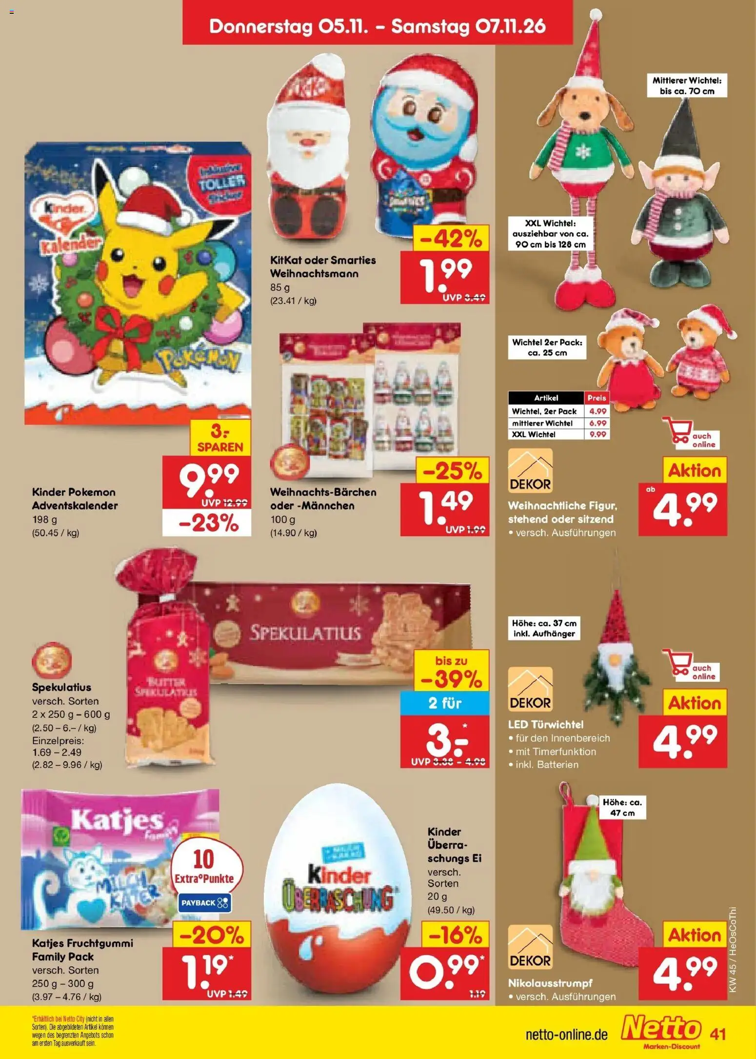 Netto Marken-Discount Prospekt Rostock (ab 02.11.2026) » Angebote | Seite: 59 | Produkte: Batterien, Smarties, Katjes