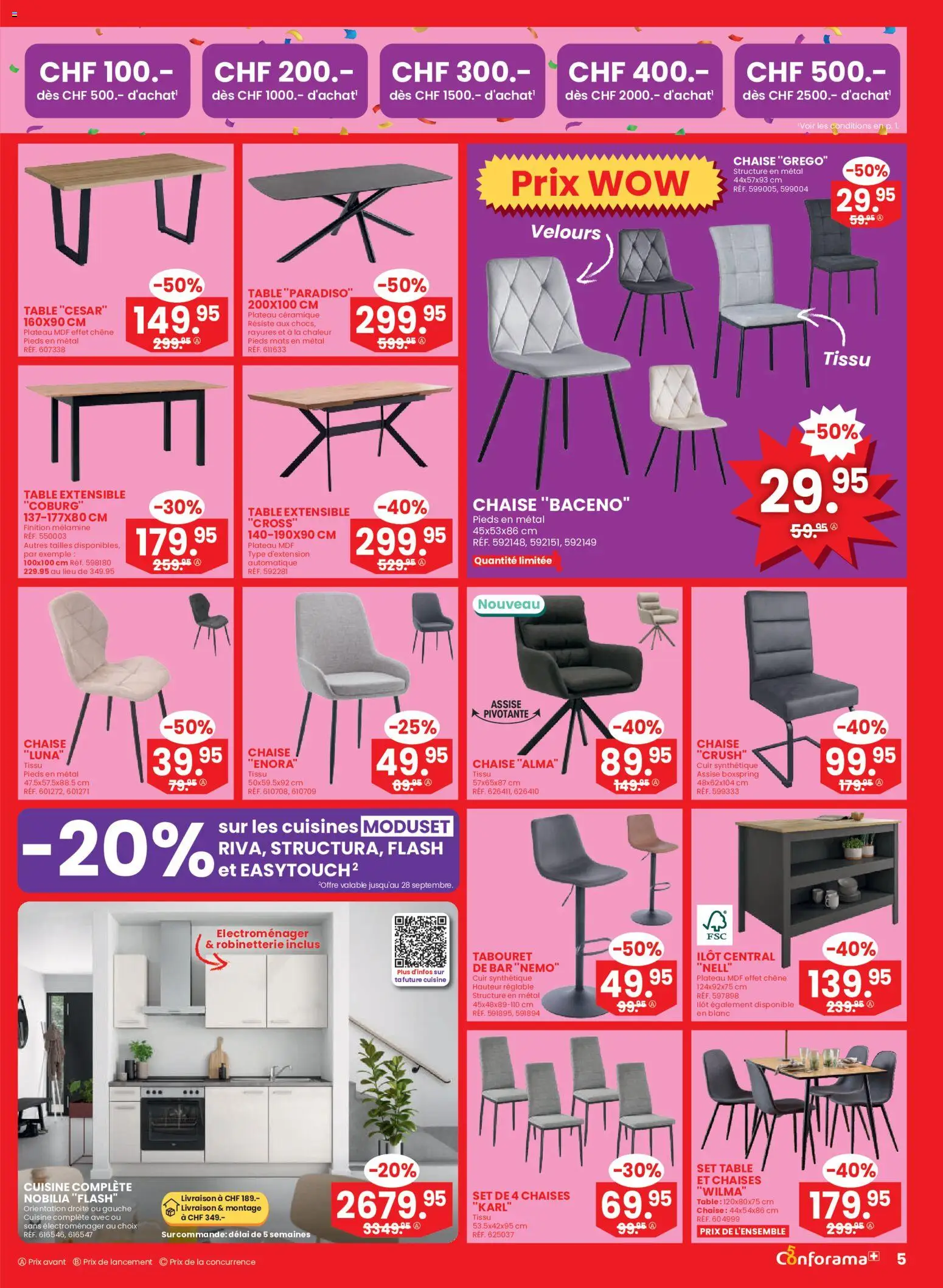 Conforama aktionen FR Nr 36 – gültig ab 02.09.2026 | Seite: 5