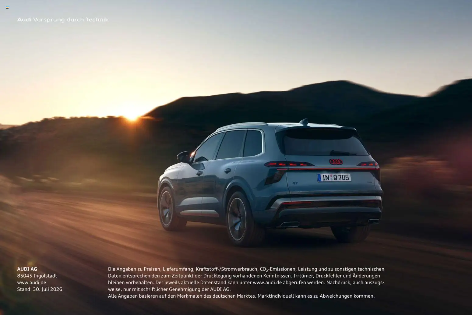 Audi Q7 – gültig ab 23.06.2026 | Seite: 144