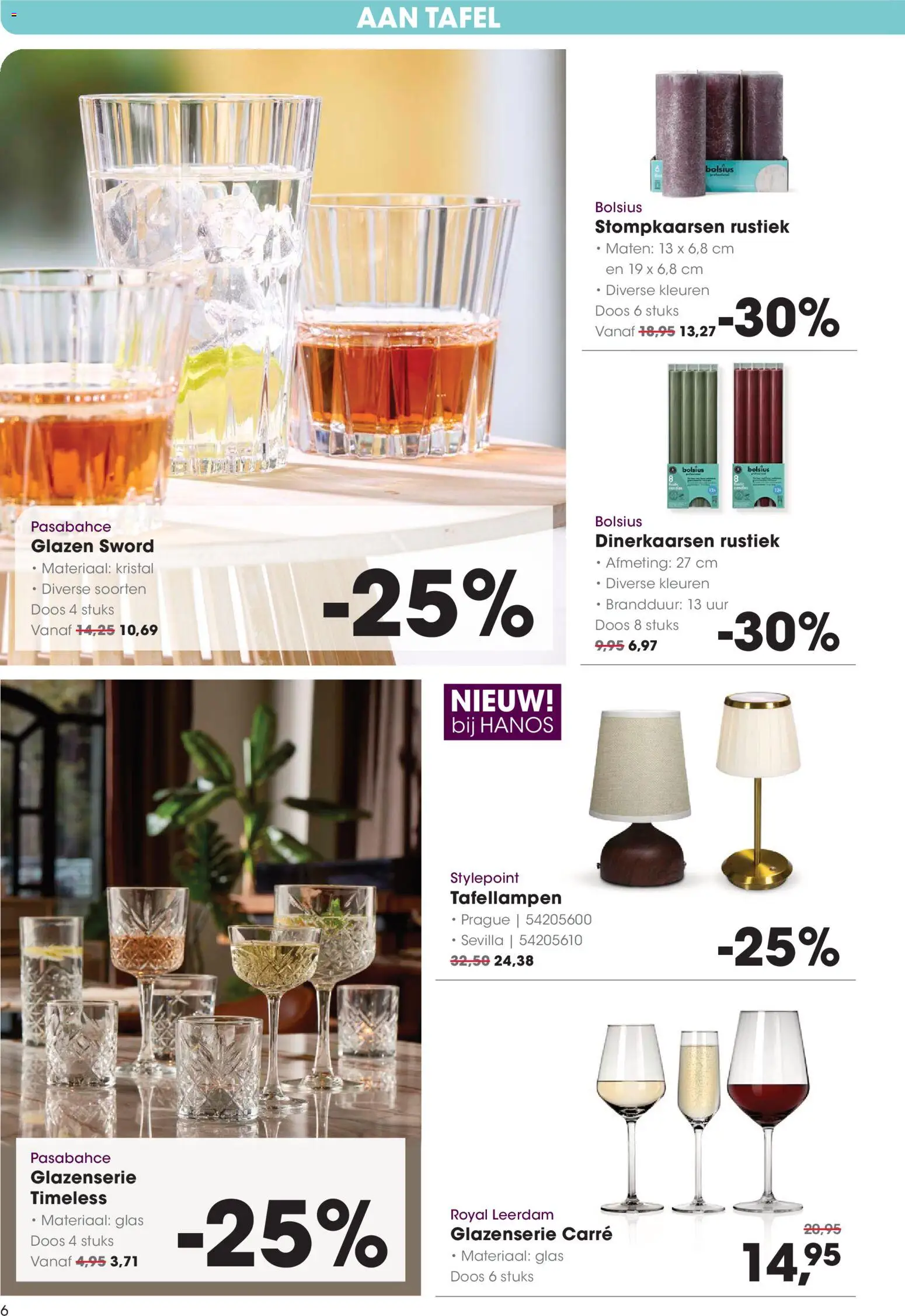 {H1} | Pagina: 6 | Producten: Tafel, Glas