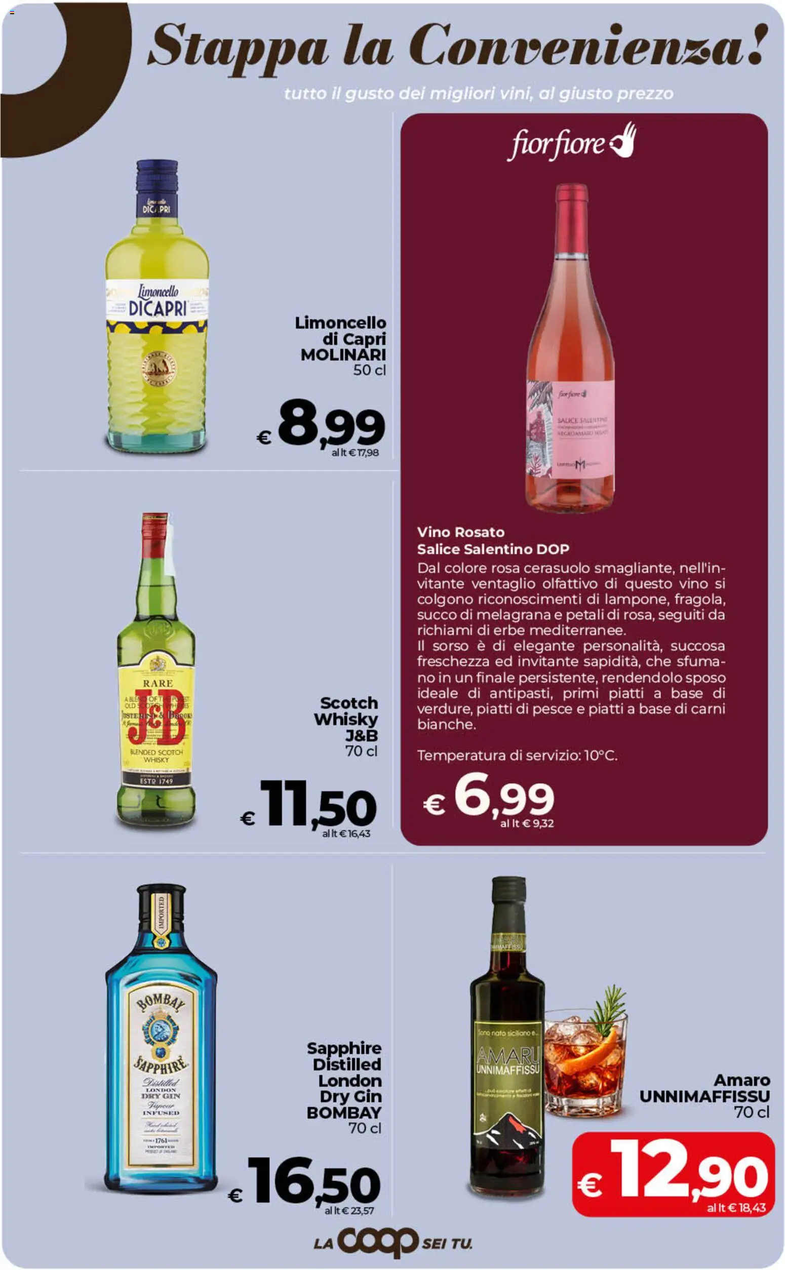 Volantino COOP del 01/09/2026 | Pagina: 33 | Prodotti: Vino rosato, Erbe, Whisky, Vino
