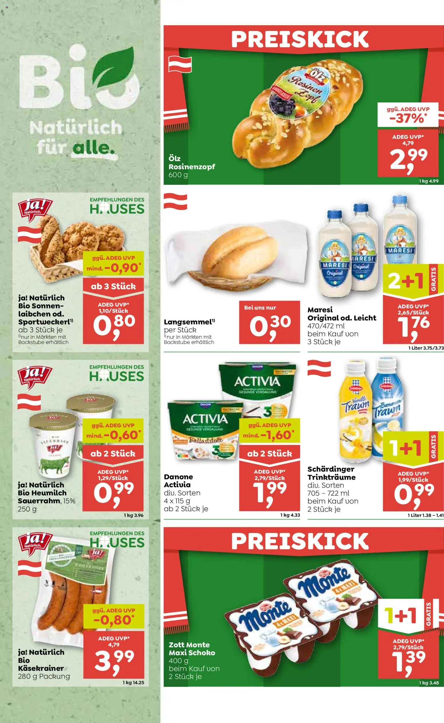 ADEG Flugblatt gültig ab 18.06.2026 | Seite: 2 | Produkte: Rosinen