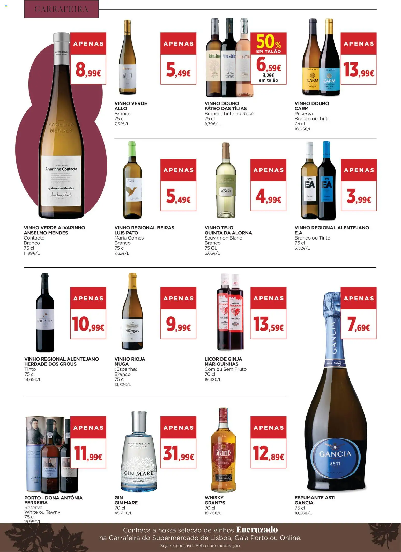 El Corte Ingles folheto │ válido de 10/07/2026 | Página: 30 | Produtos: Whisky, Espumante, Vinho, Gin