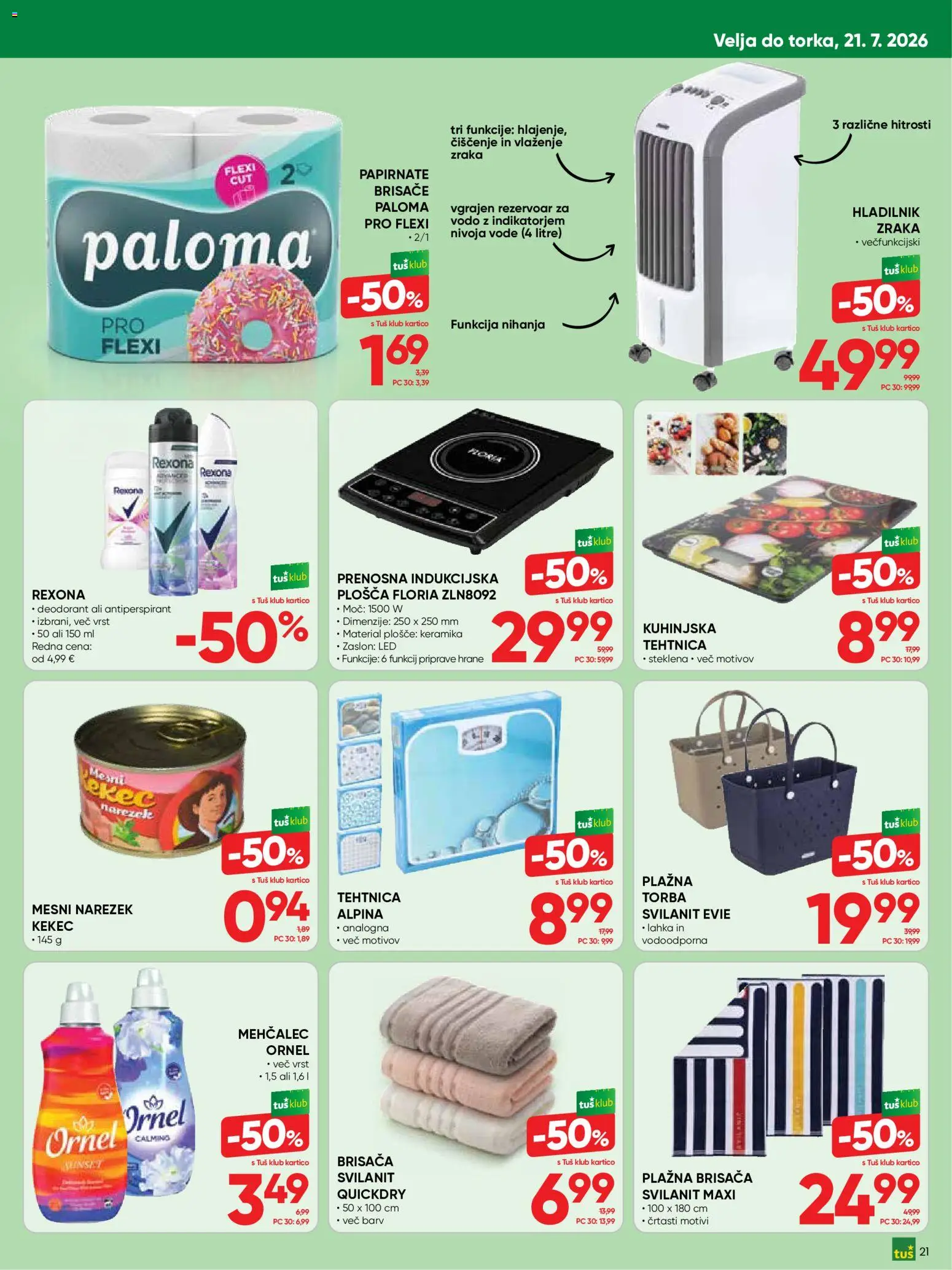 Novi Tuš katalog ponudbe – veljaven od 08.07.2026 | Stran: 21