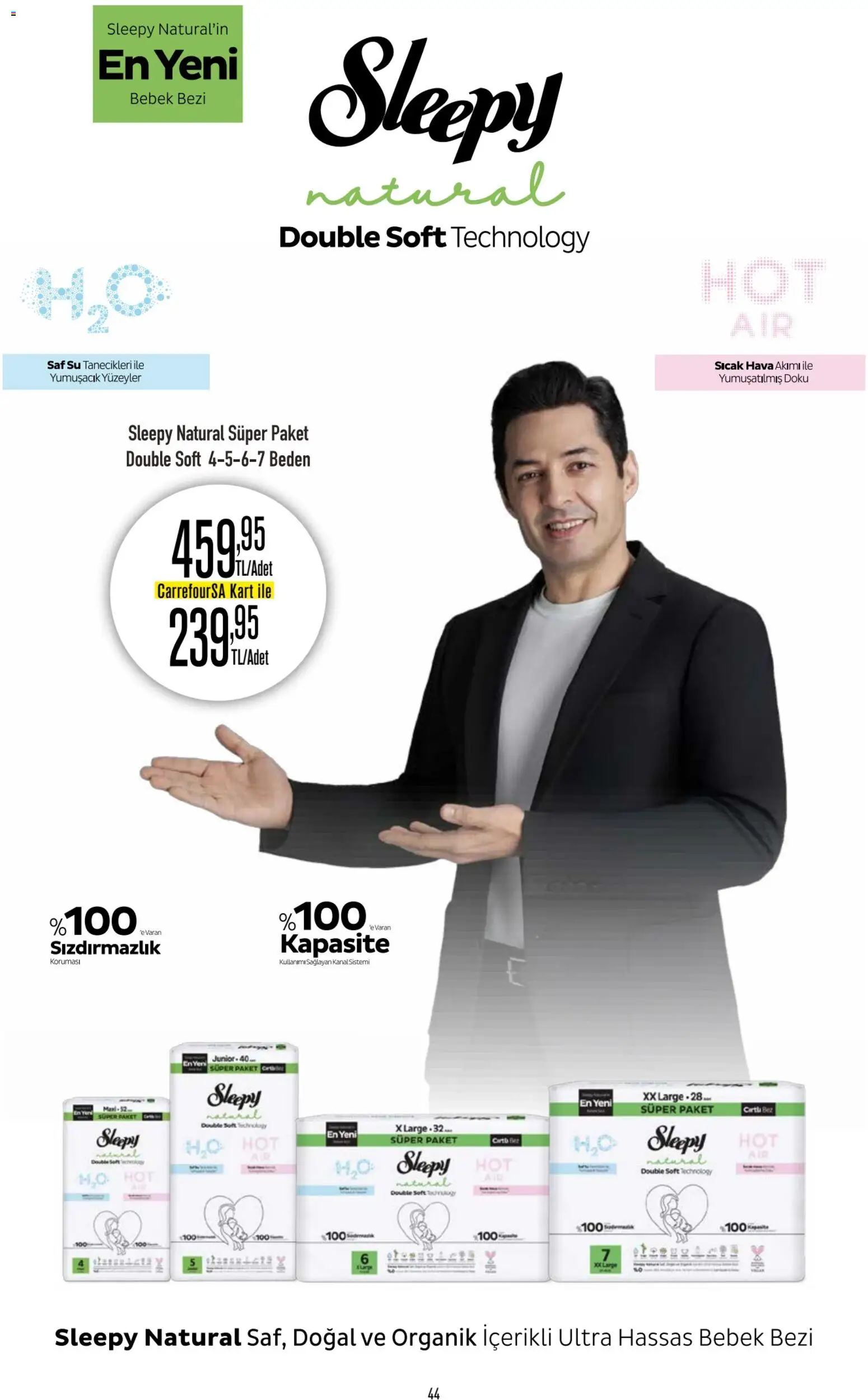 CarrefourSA Katalog - 09 Temmuz 2026 tarihinden itibaren geçerlidir | Sayfa: 44 | Ürünler: Su