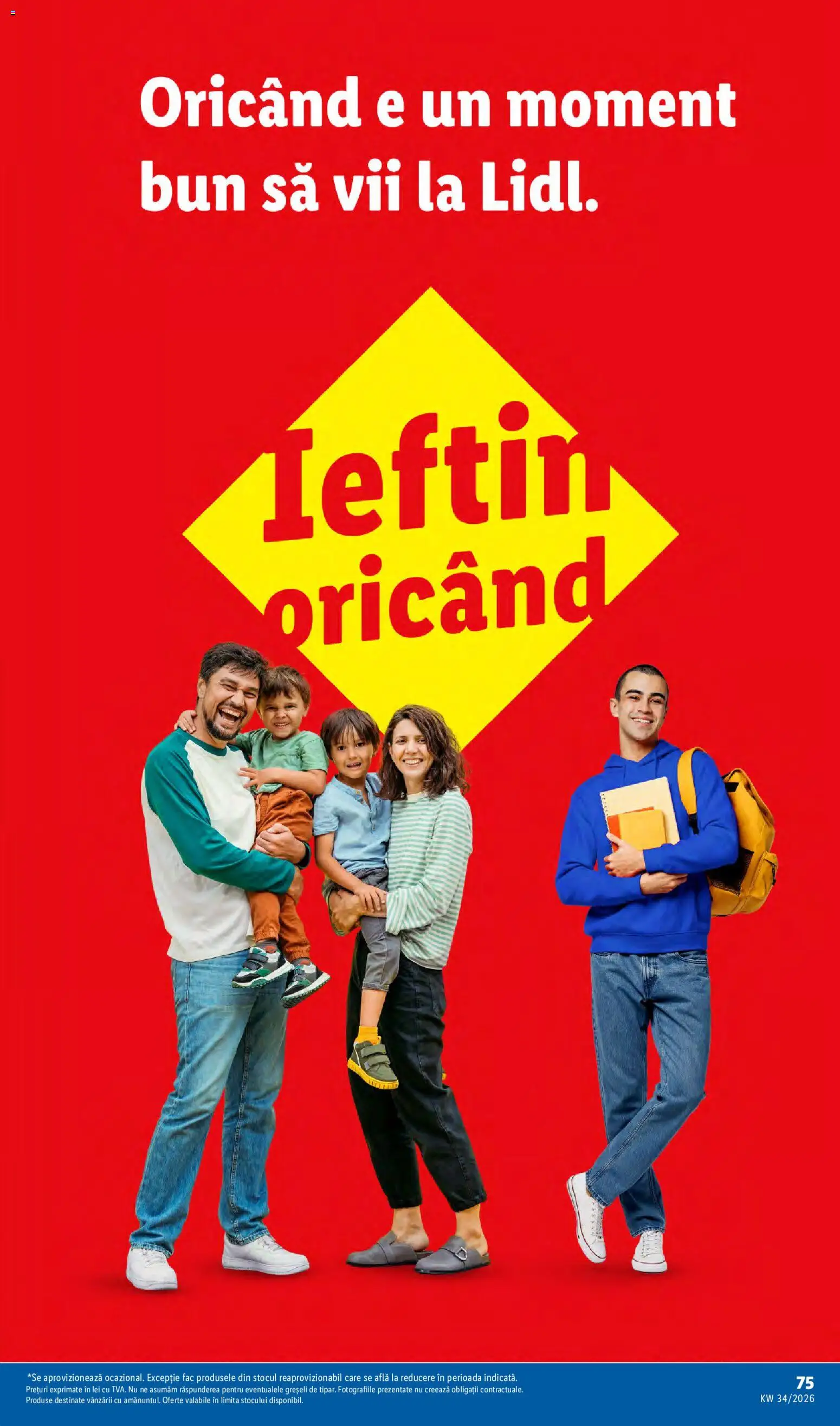 Noul catalog Lidl – valabil de la 17.08.2026 | Pagină: 75