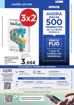 Vista previa Hipercor catálogo válido desde el 26/08/2026 | Página: 56 | Productos: Teléfono, Móvil, Cesta
