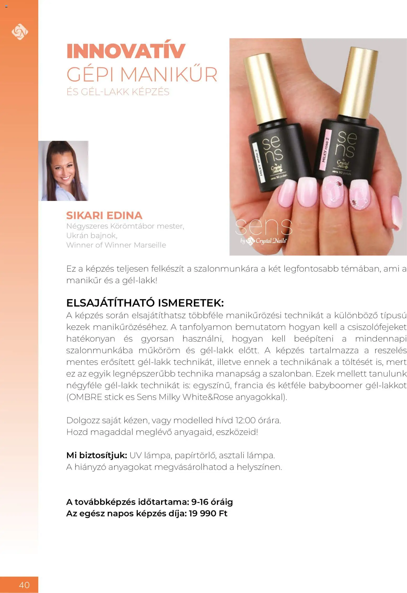 Crystal Nails akciós ujság - amely érvényes a következő dátumtól: 08.06.2026 | Oldal: 40