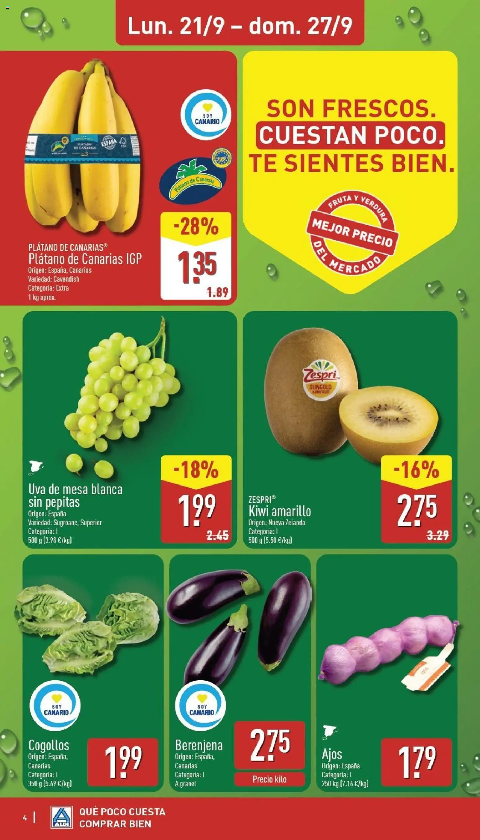 Aldi folleto Canarias │ válido desde el 21/09/2026 | Página: 4
