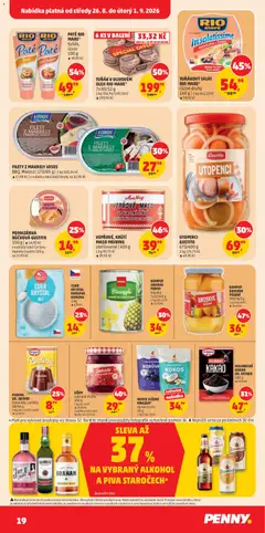 Náhled letáku FILETY Z MAKRÉLY LOSOS, Losos filety z makrely v barbecue omáčce 170/85 g od 26.08.2026 | Strana: 19