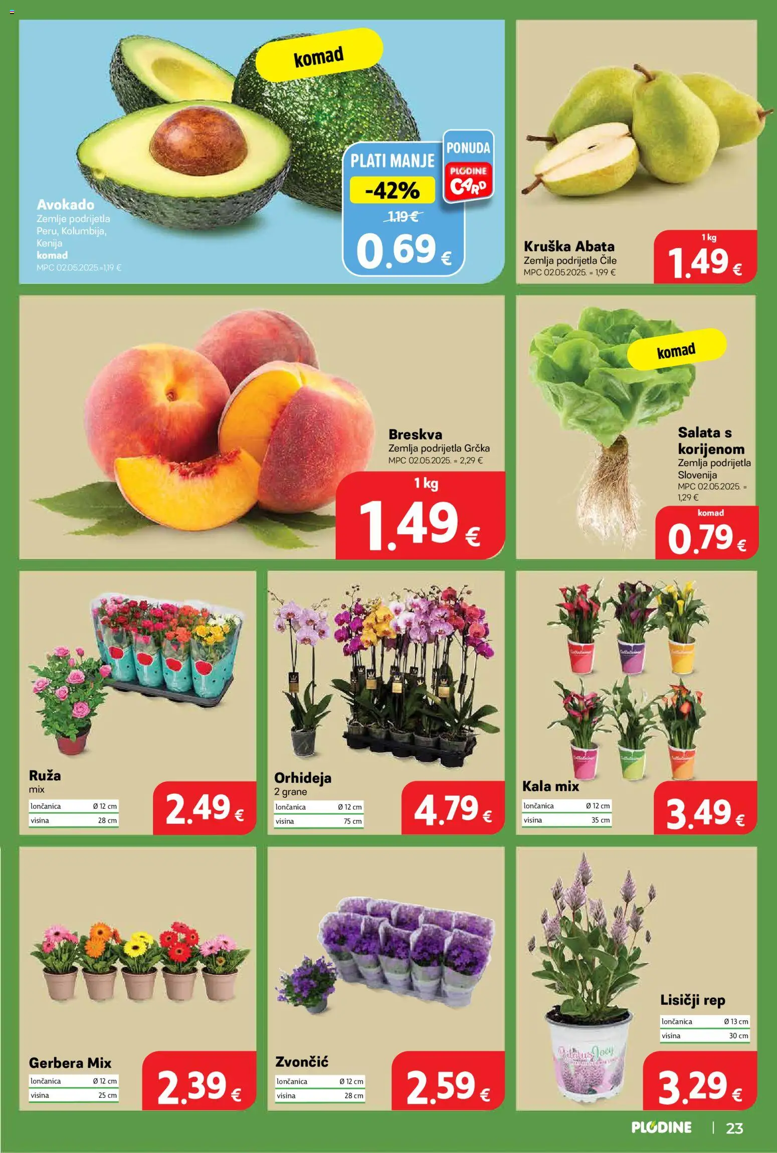 Plodine katalog | vrijedi od 08.07.2026 | Stranica: 23
