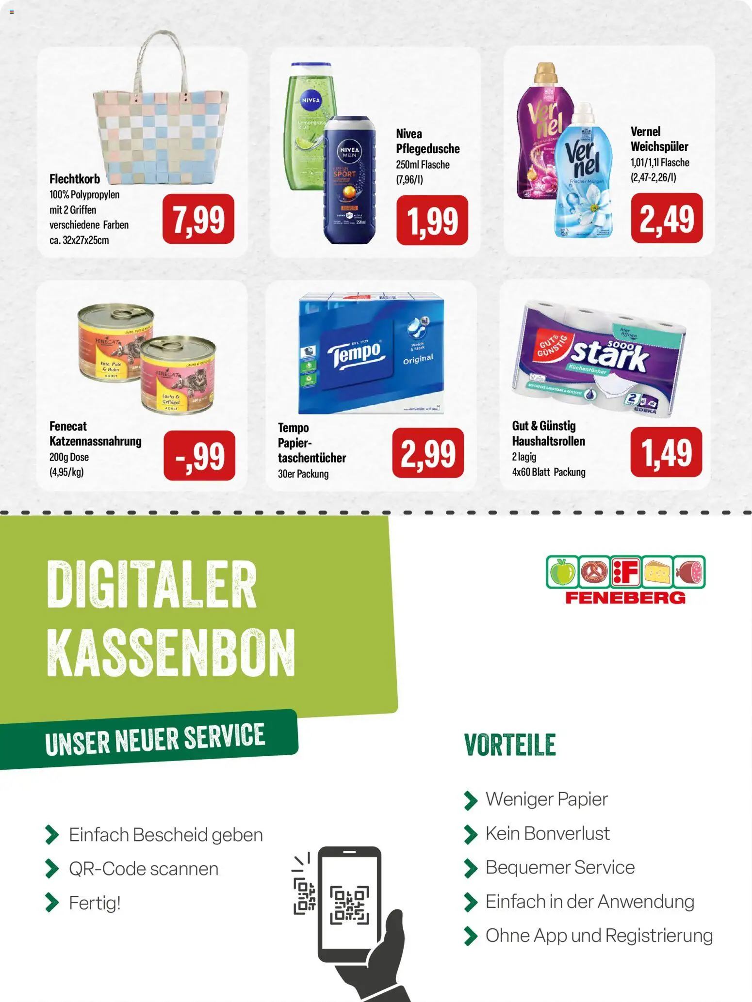 Feneberg Angebote – gültig ab 02.07.2026 | Seite: 15 | Produkte: Lachs, Weichspüler, Tempo, Vernel