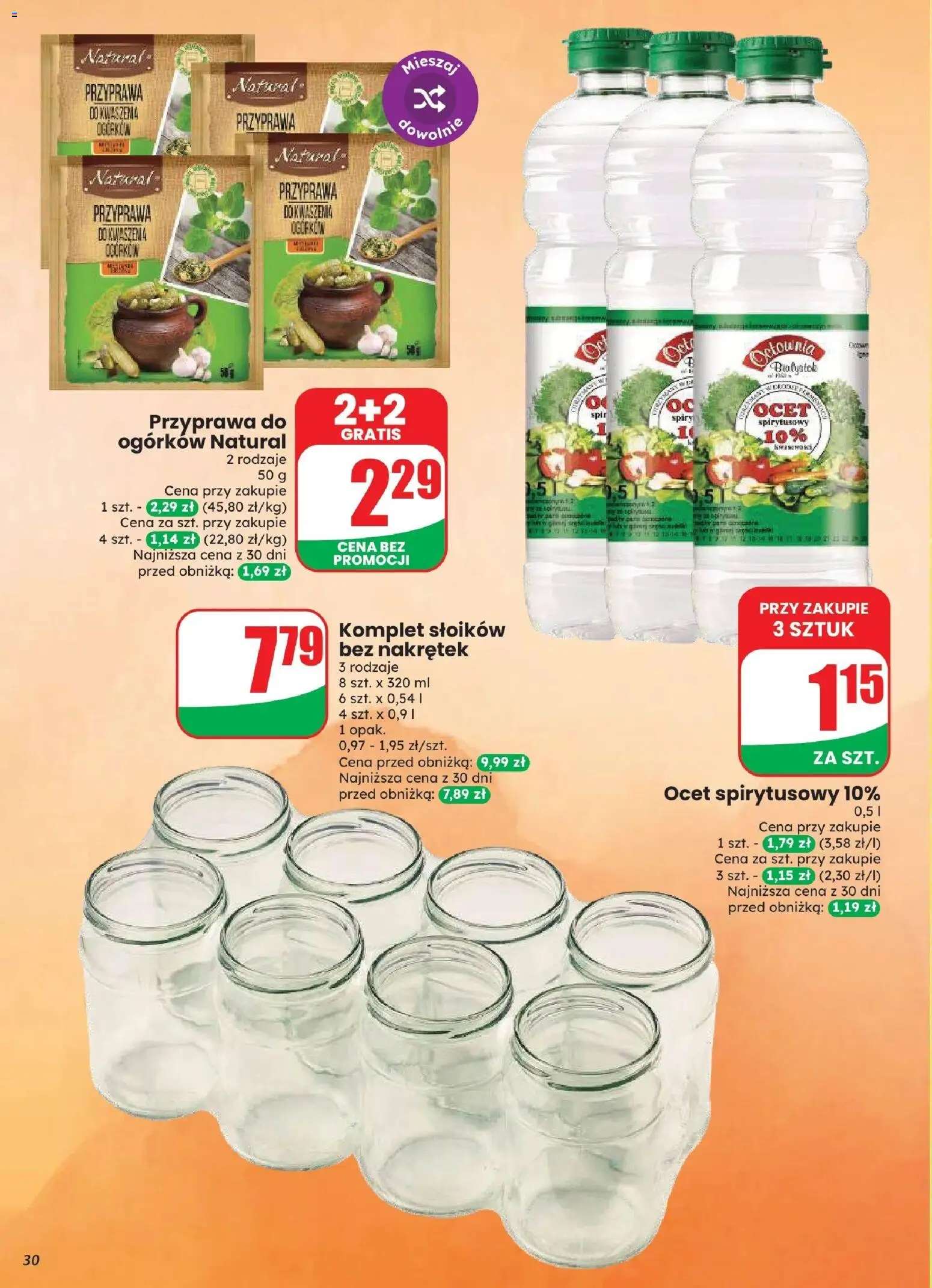 Dino gazetka od 12.08.2026 | Strona: 30 | Produkty: Ocet spirytusowy, Ocet