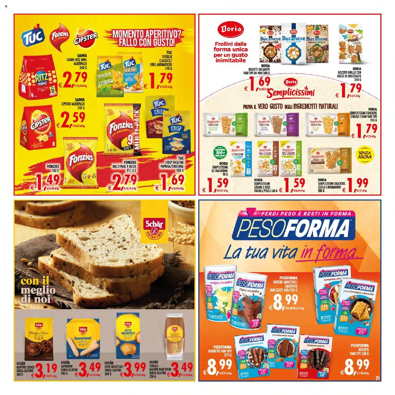 Volantino Decò del 21/08/2026 | Pagina: 26 | Prodotti: Crackers, The, Cocco, Fette biscottate