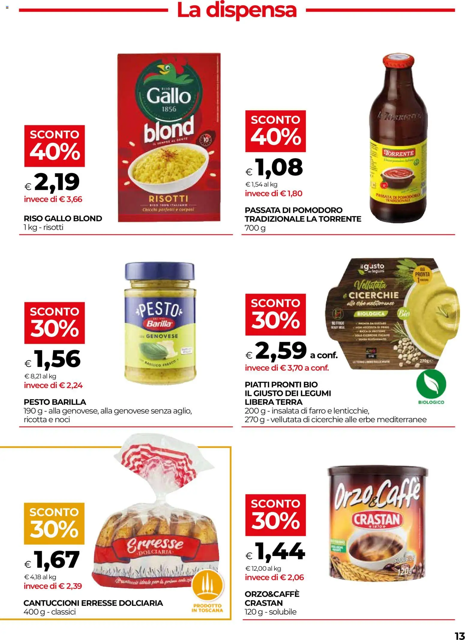 Volantino COOP del 03/09/2026 | Pagina: 13 | Prodotti: Legumi, Erbe, Insalata, Passata di pomodoro