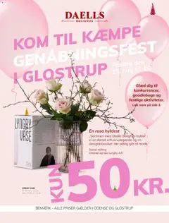 Daells Bolighus - Kom til genåbningsfest gyldig fra 15.05.2026