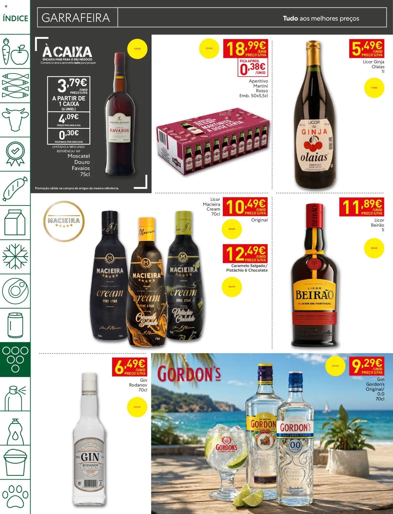 Recheio folheto │ válido de 09.06.2026 | Página: 30 | Produtos: Caixa, Macieira cream, Chocolate, Gin