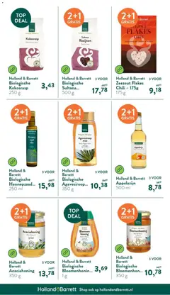 Holland & Barrett folder - Voorbeeld van een folder van Holland & Barrett, geldig van 27.04.2026 | Pagina: 27 | Producten: Olie, Bloemen, Rozijnen, Zeezout