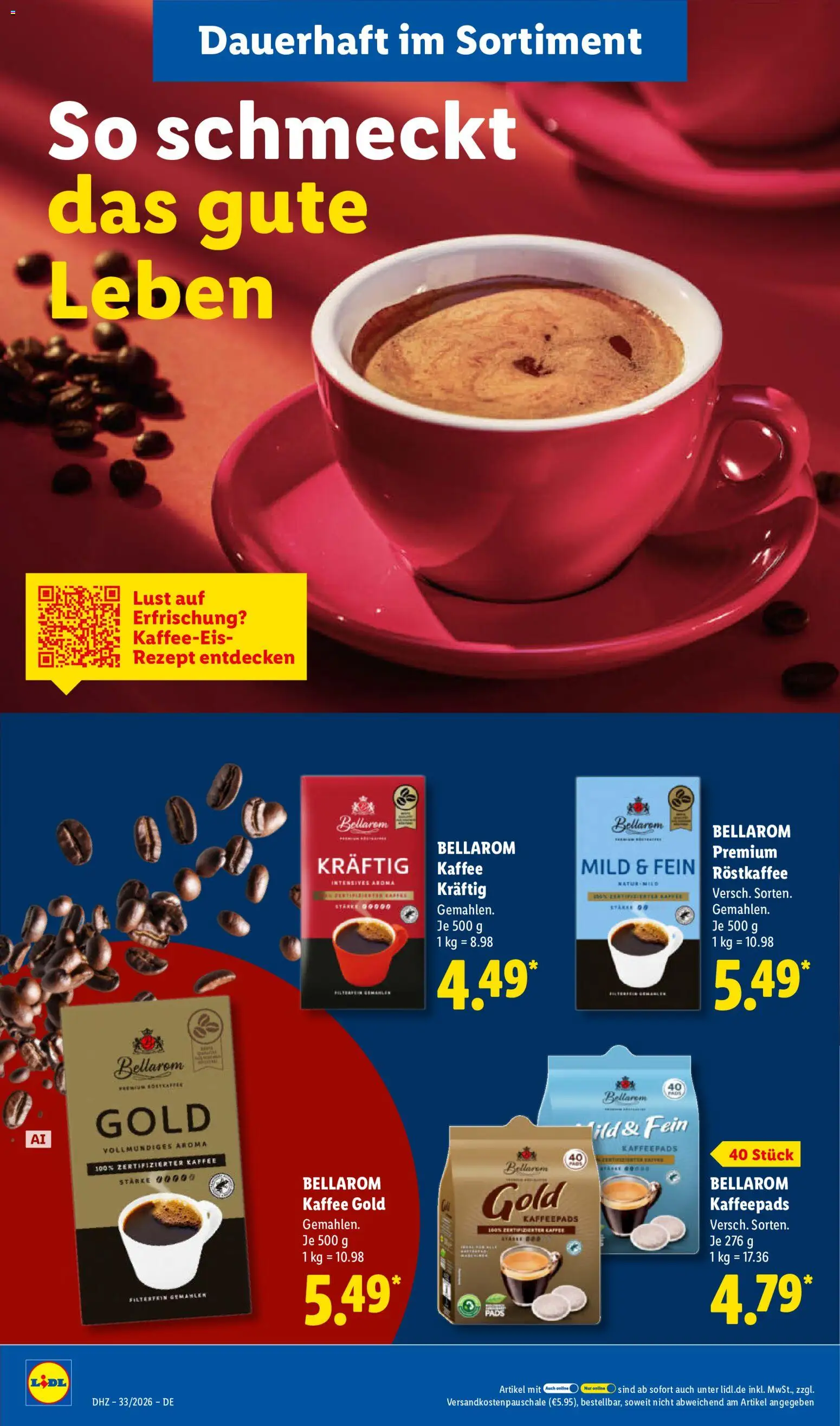 Lidl Německo leták od 10.08.2026 | Strana: 16 | Produkty: Bellarom