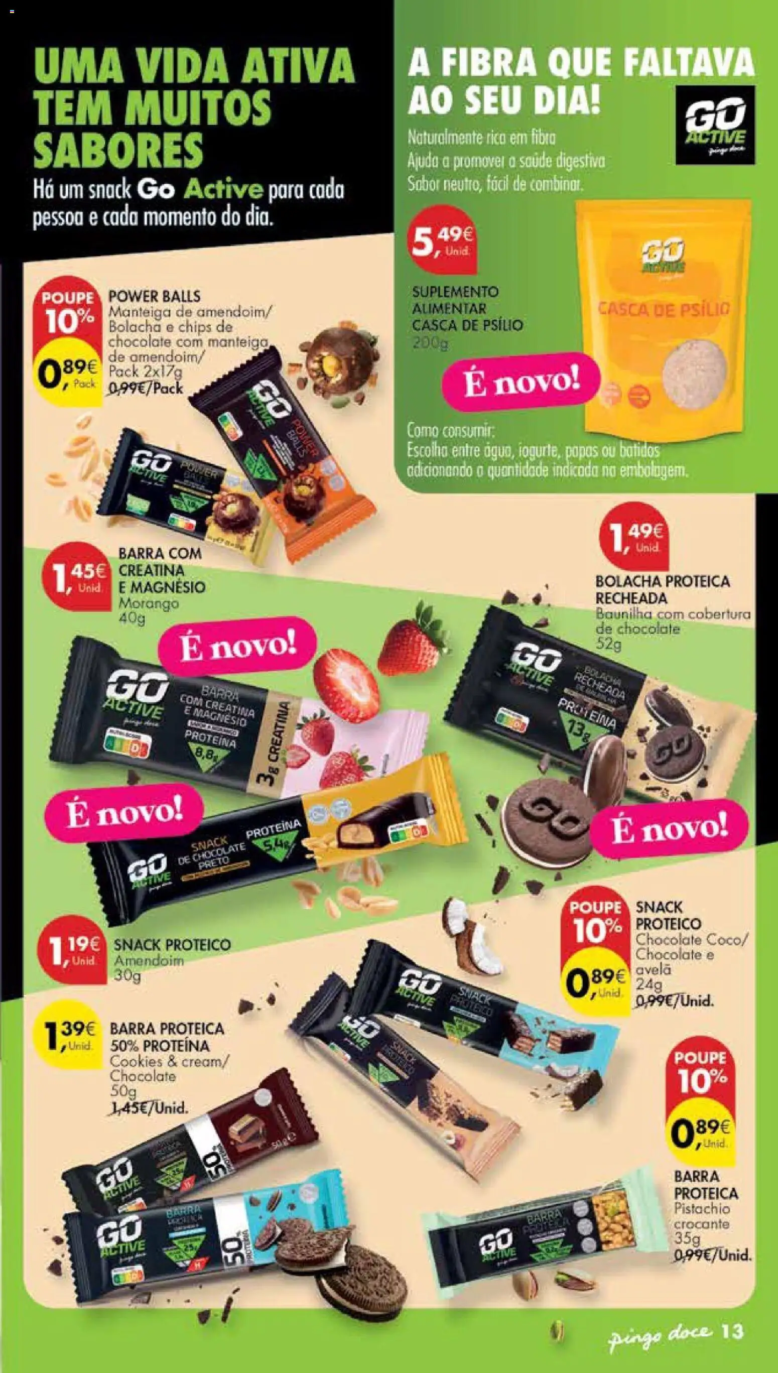 Pingo Doce folheto Poupe Esta Semana Madeira │ válido de 20/10/2026 | Página: 13 | Produtos: Pó, Creatina, Manteiga, Proteina