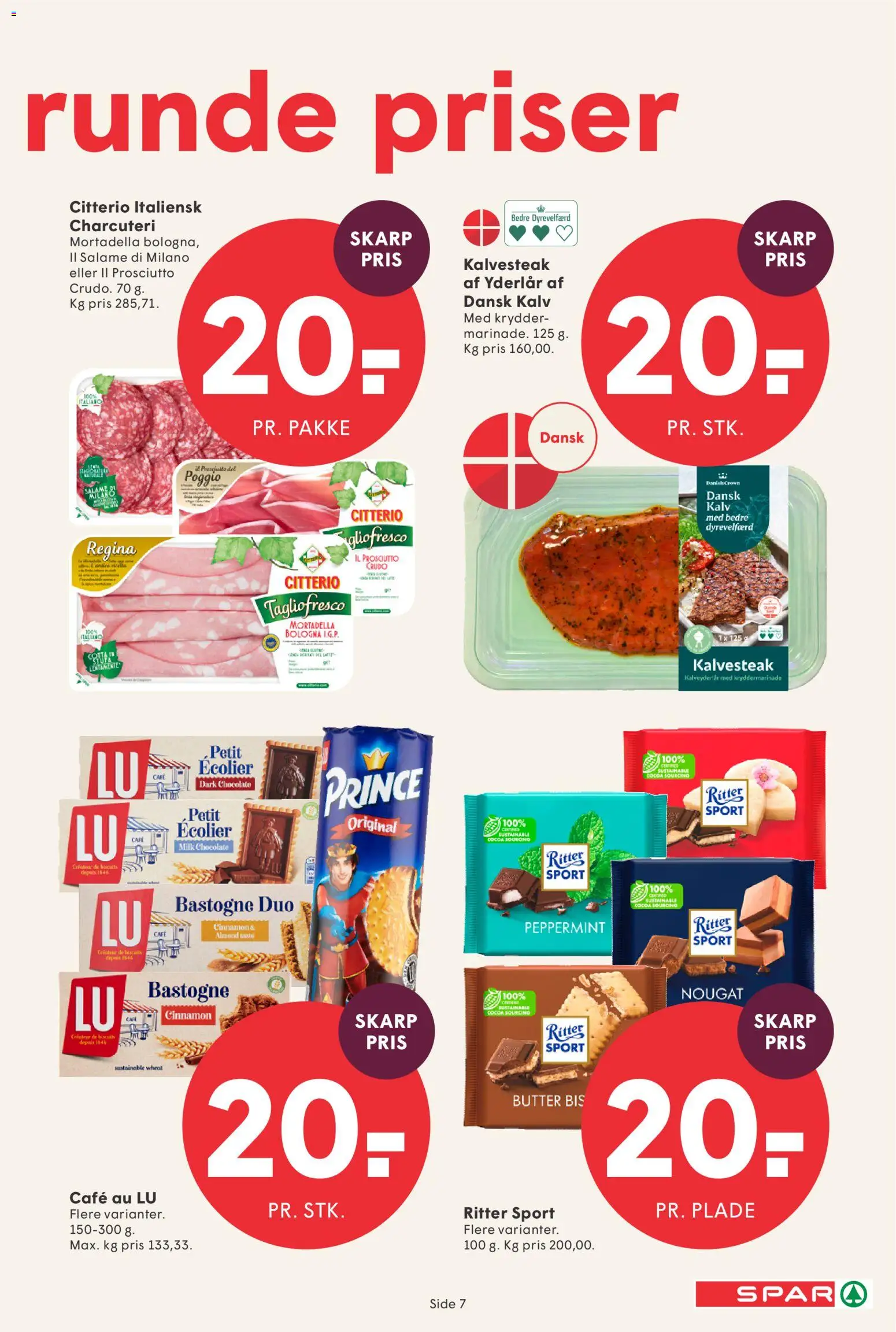 Spar tilbudsavis – gyldig fra 21/08/2026 | Side: 7 | Produkter: Nougat