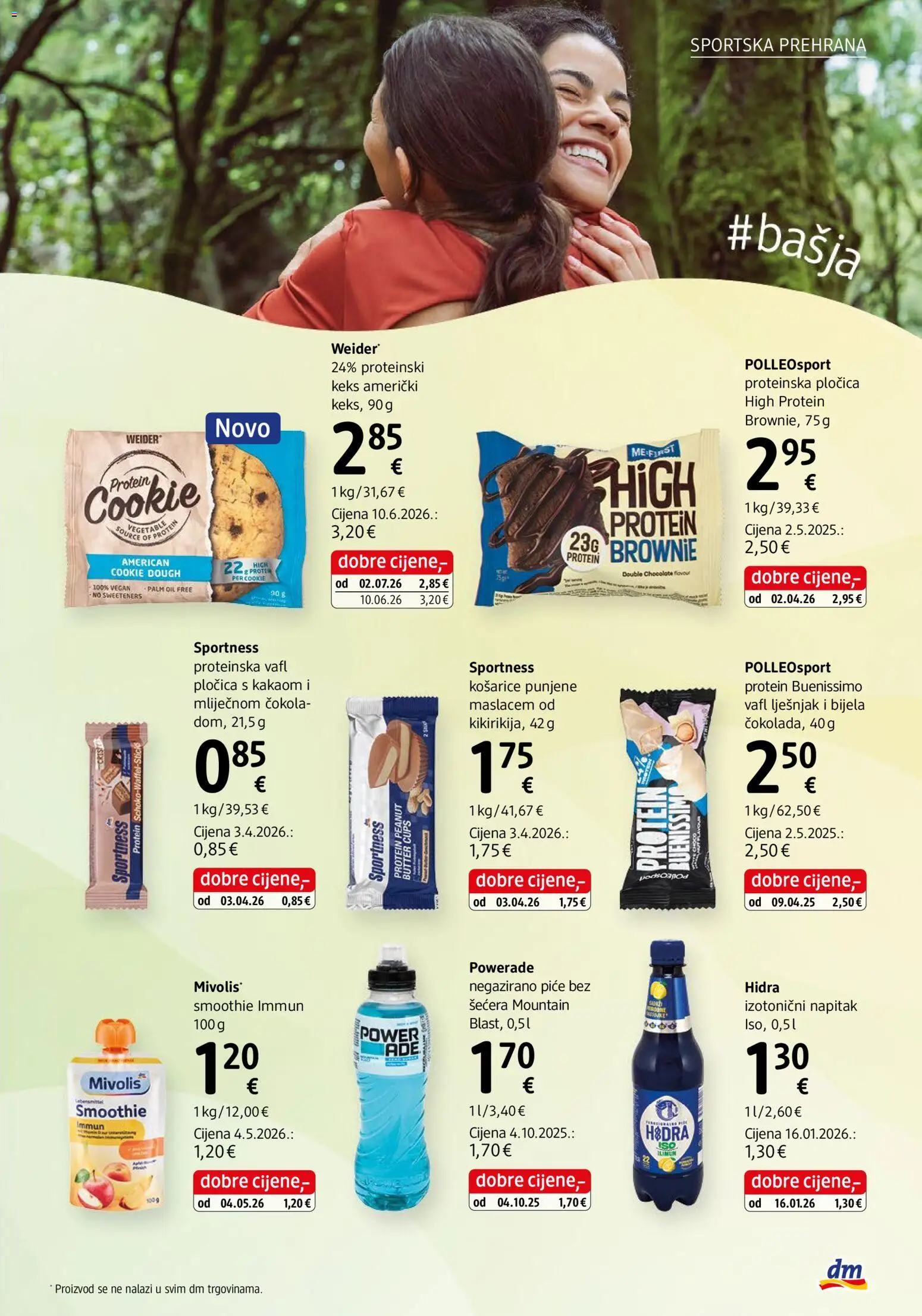 DM katalog | vrijedi od 01.08.2026 | Stranica: 29 | Proizvodi: Keks, Lješnjak, Smoothie