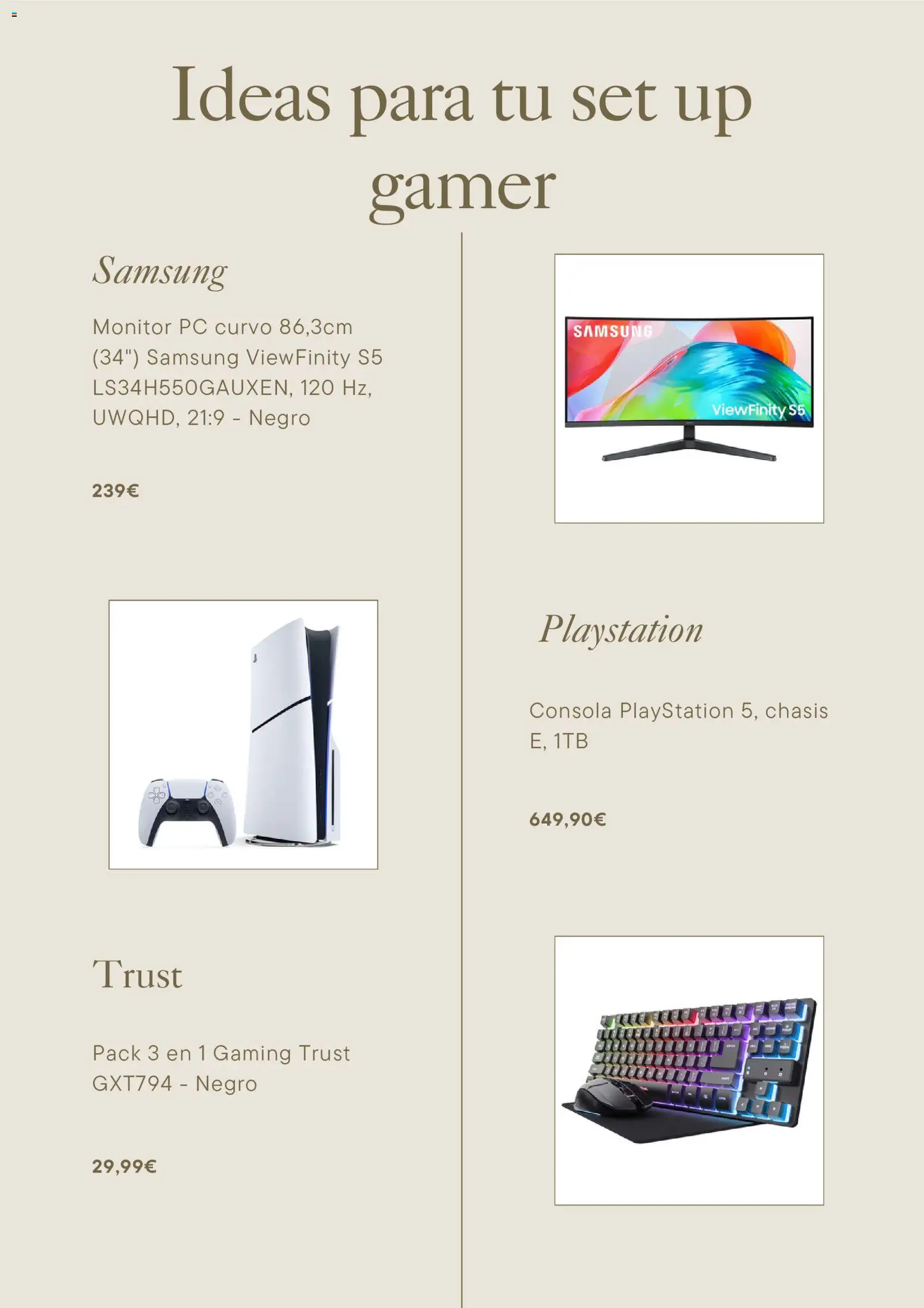 La Tienda en Casa folleto │ válido desde el 25/10/2026 | Página: 4 | Productos: Consola, Monitor, PC, Playstation