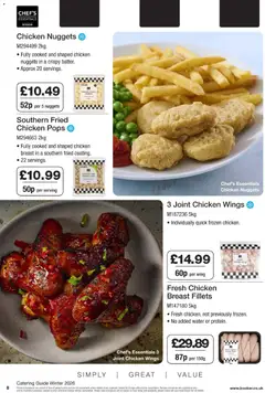 Preview of Booker Wholesale - Winter Catering News 2026 valid from 07.01.2026 | Page: 8 | Products: Chicken, Chicken breast