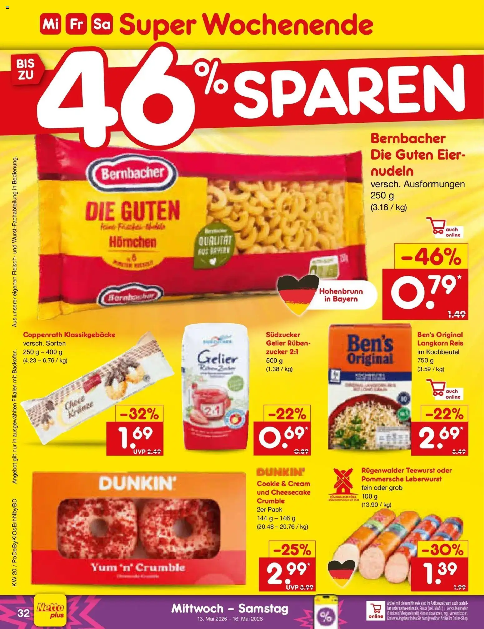 Netto Marken-Discount Prospekt Selb	 – gültig ab 10.05.2026 | Seite: 43 | Produkte: Mühle, Eier, Zucker, Reis