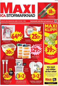 ICA Maxi - Stockholm - Förhandsvisning av reklamblad från butik ICA Maxi aktuell från 04.05.2026