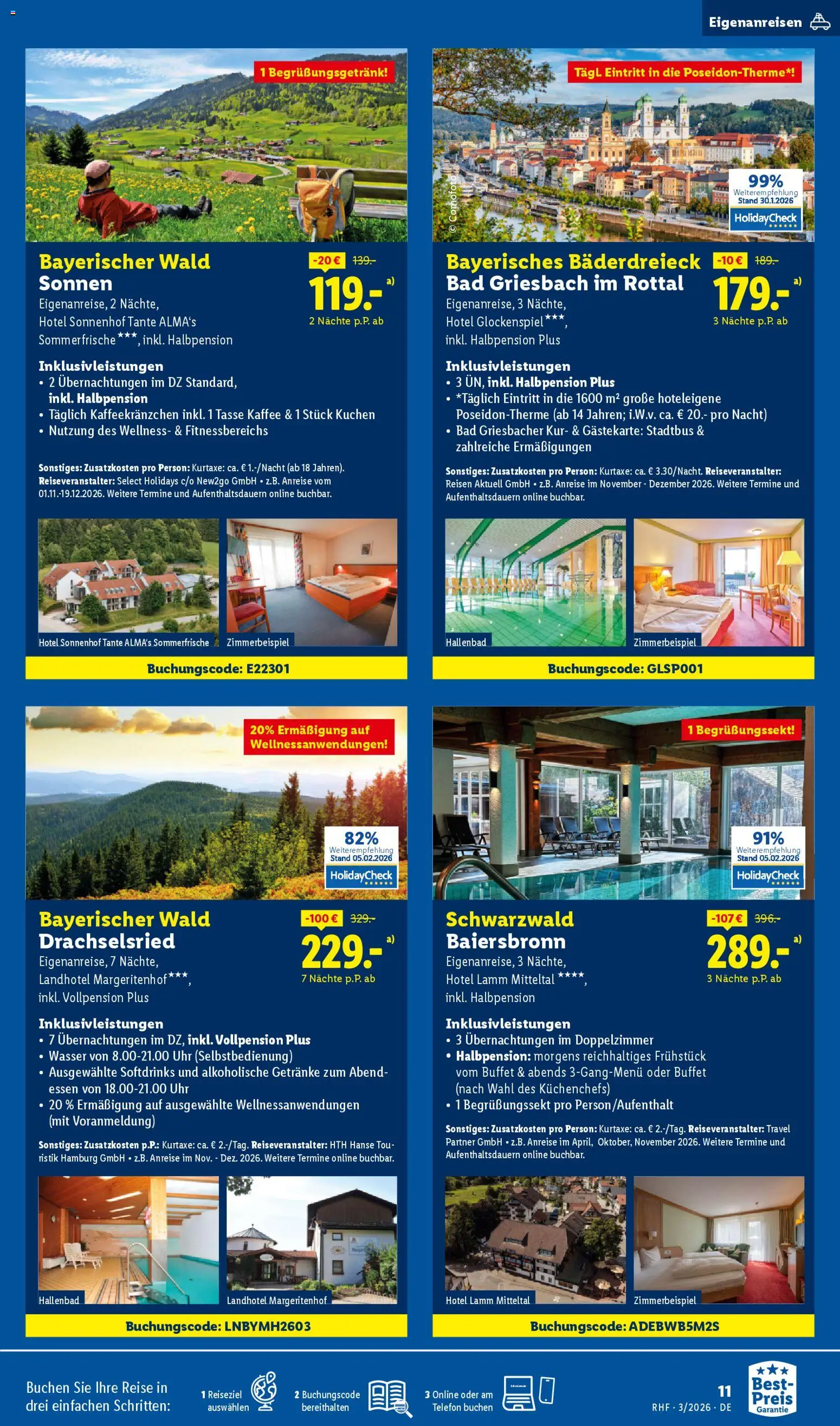 Lidl Reisen Prospekt 	 – gültig ab 28.02.2026 | Seite: 11 | Produkte: Kaffee, Wasser, Kuchen, Telefon