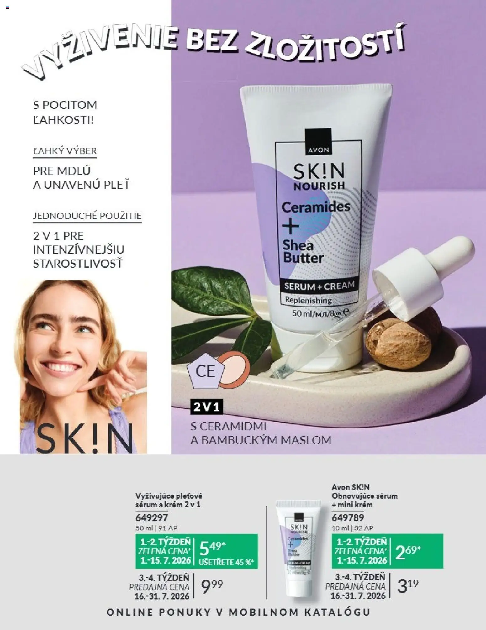 Nové Avon akcie – leták je platný od 01.07.2026 | Strana: 187 | Produkty: Krém