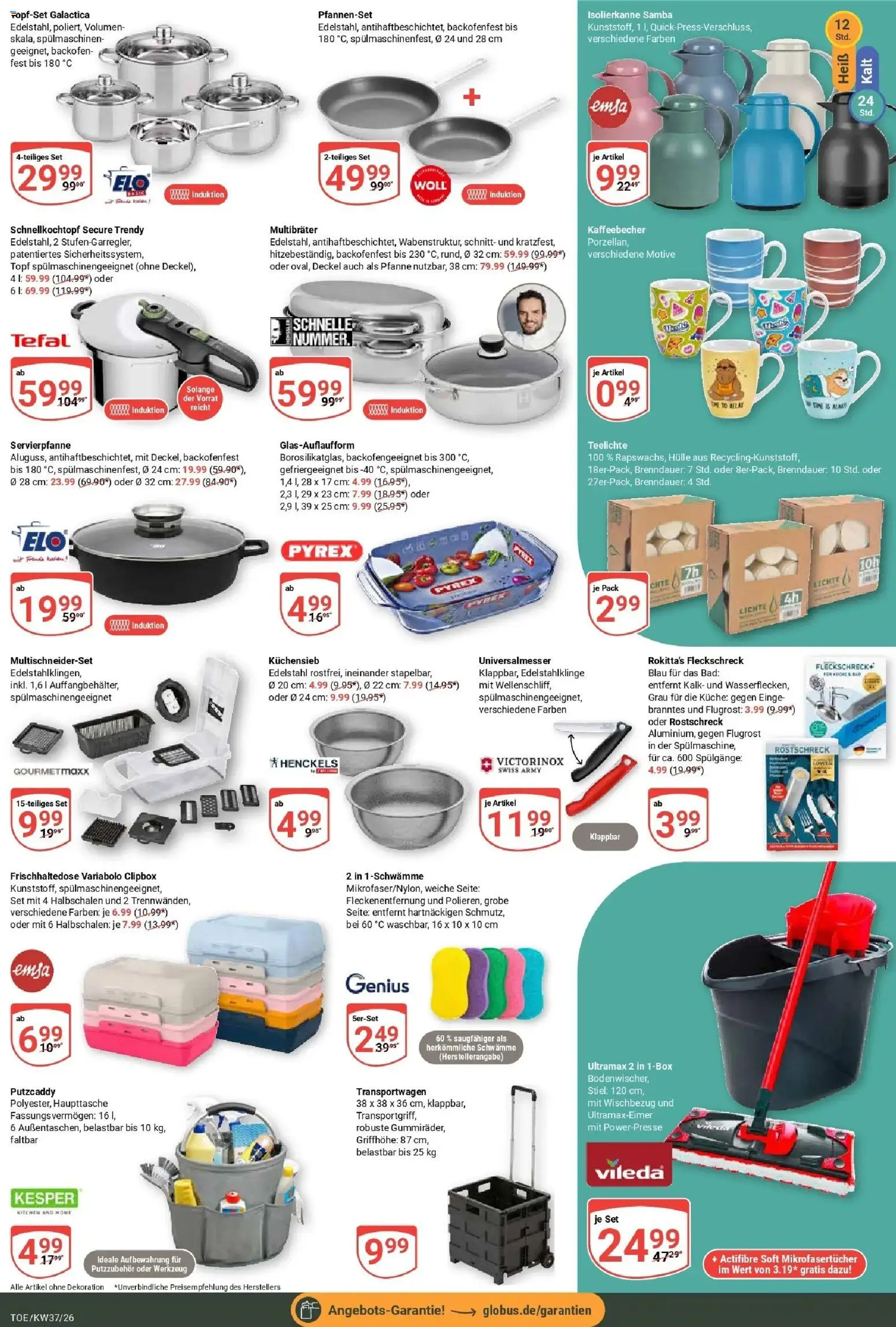 Globus Prospekt Tönisvorst – gültig ab 07.09.2026 | Seite: 26 | Produkte: Bad, Schwämme, Kalk, Backofen