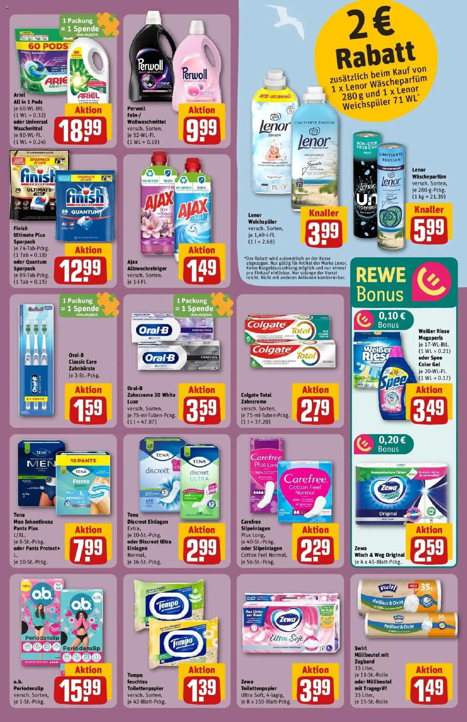 Rewe Prospekt Heidenheim	 – gültig ab 10.05.2026 | Seite: 29 | Produkte: Lenor, Weichspüler, Waschmittel, Tempo