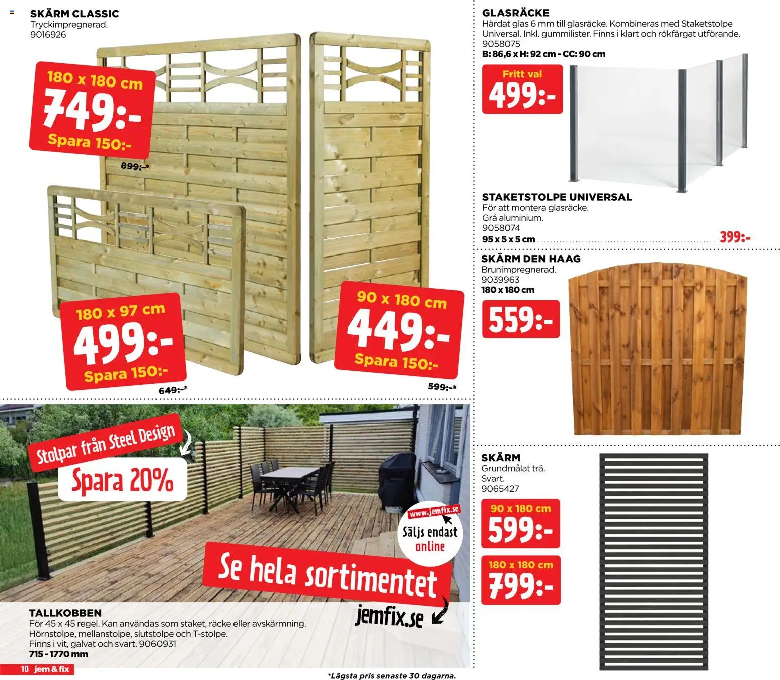 Jem & Fix reklamblad aktuell från 05.04.2026 | Sida: 10